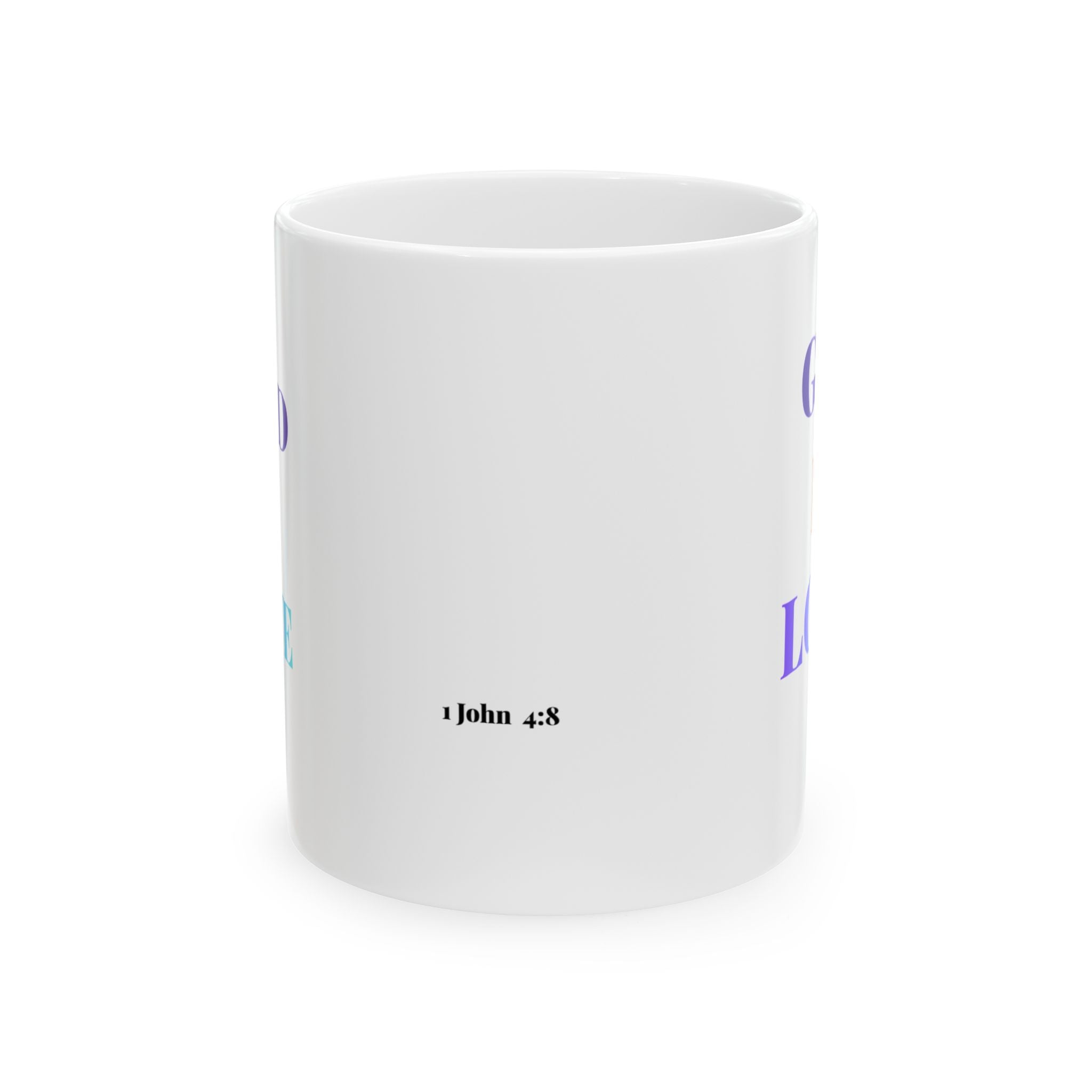 Inspirational Faith Mug – "God Is Love" Ceramic Coffee Cup (11oz & 15oz)