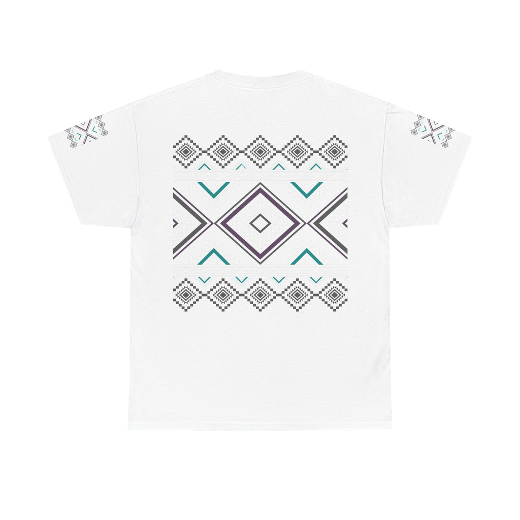 Geometric Aztec Tee — Tribal Diamond Pattern T-Shirt