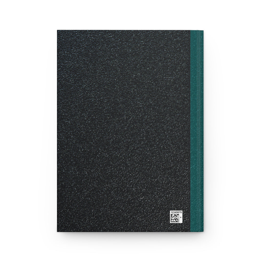 Hardcover Journal — Classic Composition Book Style with Teal Spine (“Creative vibe publishing”)