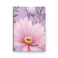 Floral Lavender Hardcover Journal — 'Creative Vibe' Pink Bloom Notebook