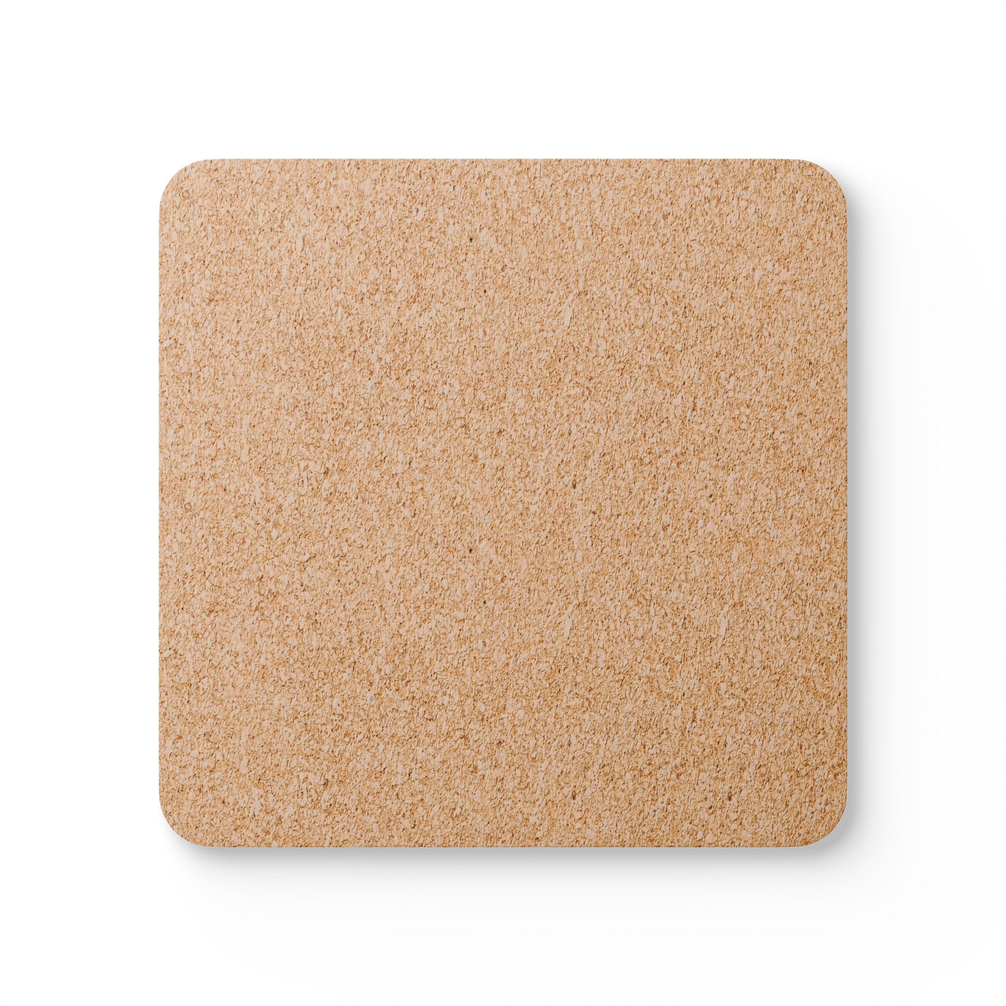 Sunflower Mandala Cork Coasters — Set of 4 Decorative Drink Coasters