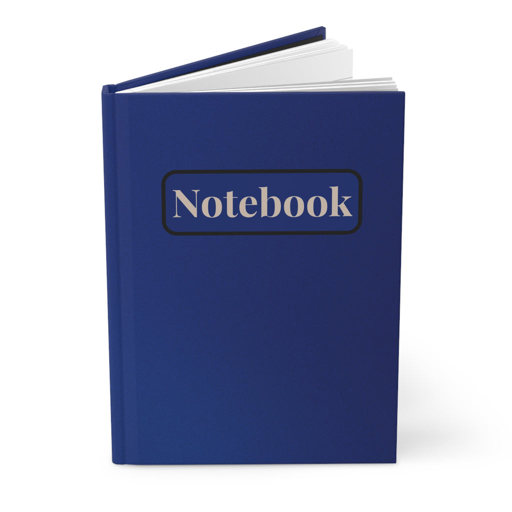 Notebook Hardcover Journal — Classic Navy Matte Journal for Writing & Notes