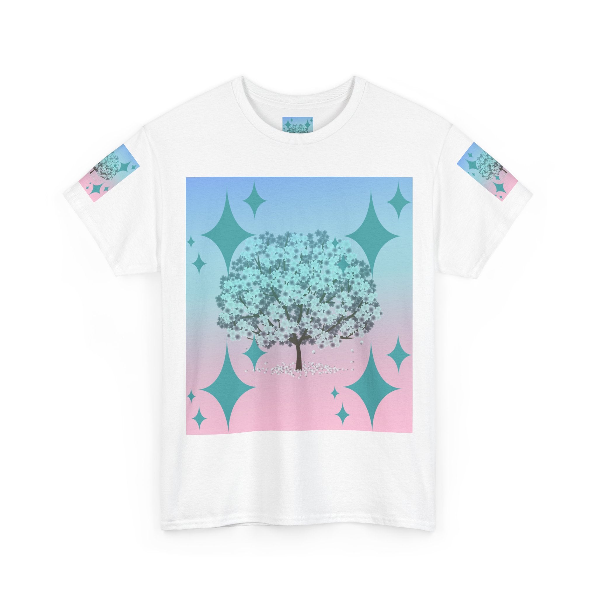Pastel Dream Tree T-Shirt — Aesthetic Sparkle Graphic Tee