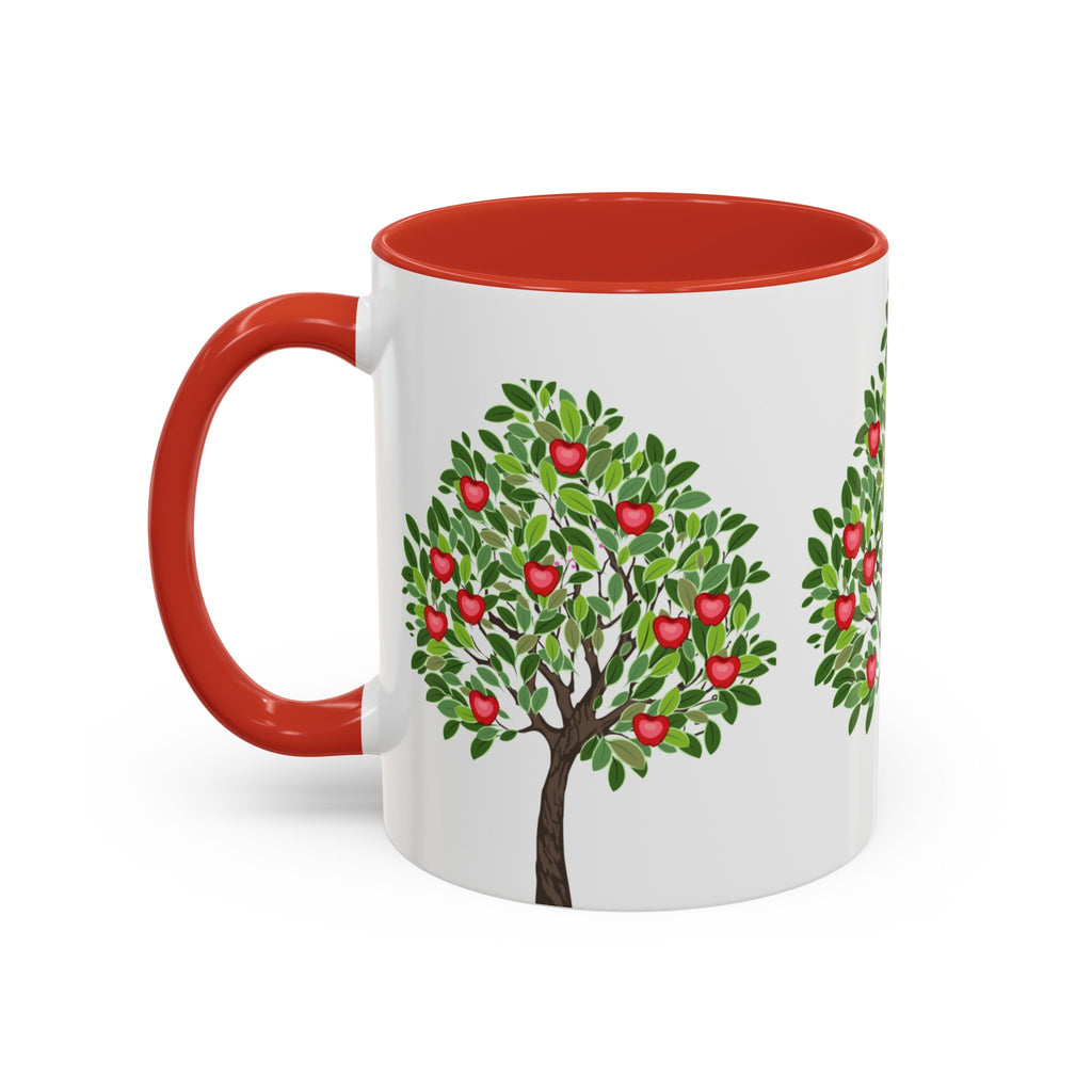 Apple Tree Coffee Mug — Accent Ceramic Mug (11/15oz)