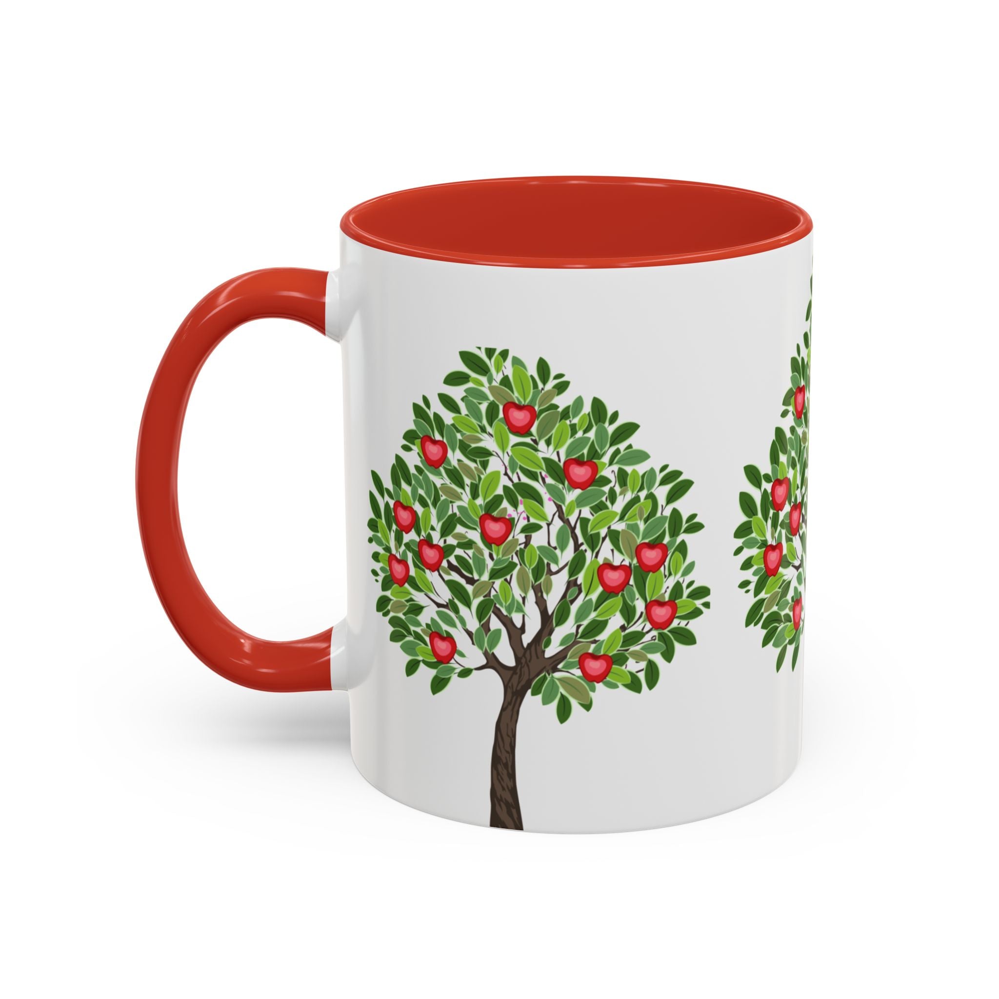 Apple Tree Coffee Mug — Accent Ceramic Mug (11/15oz)