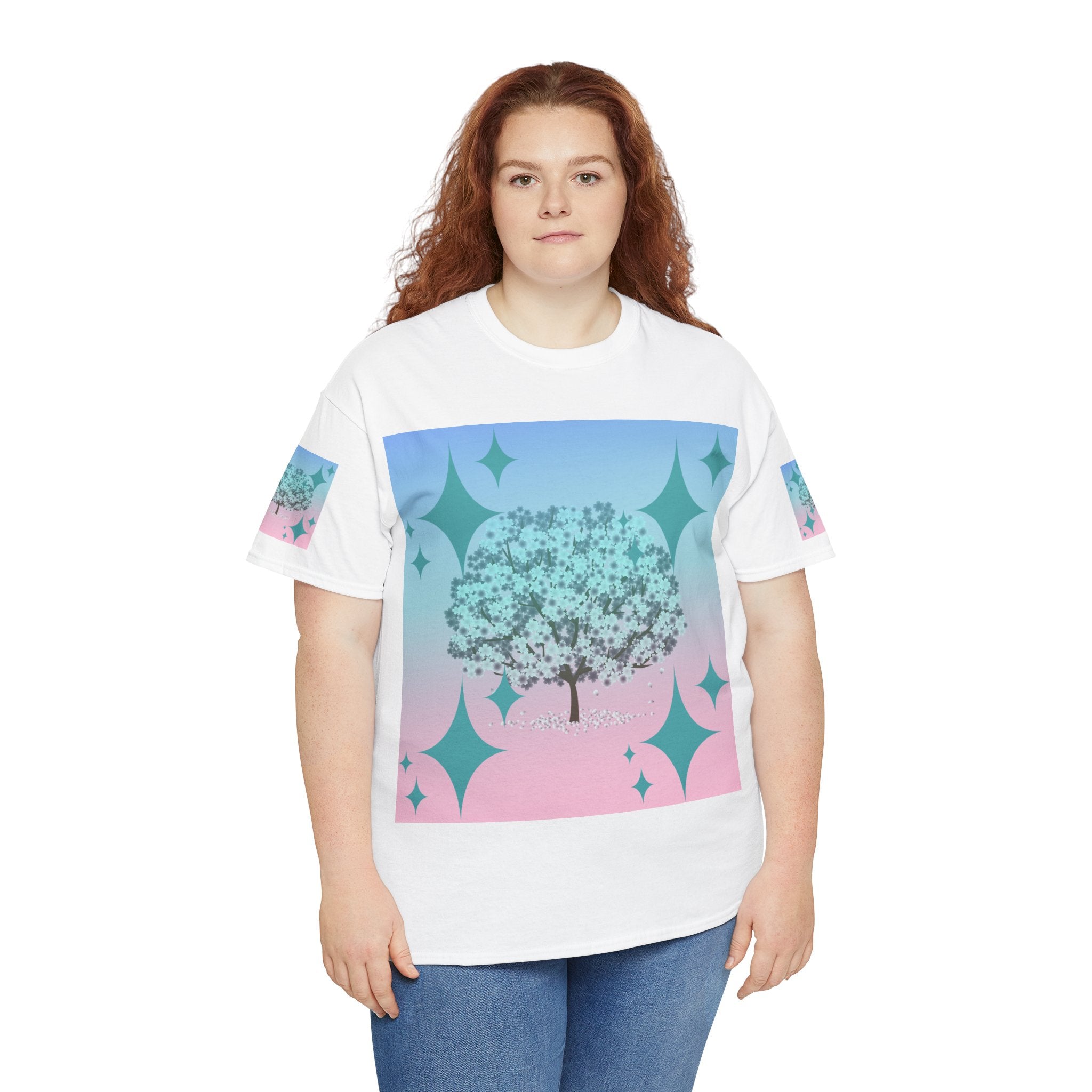 Pastel Dream Tree T-Shirt — Aesthetic Sparkle Graphic Tee
