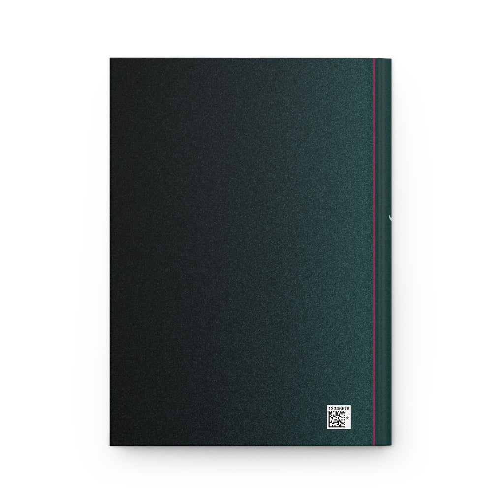 Hardcover Notebook — Green Matte "NOTEBOOK" Journal for School, Work & Gifts