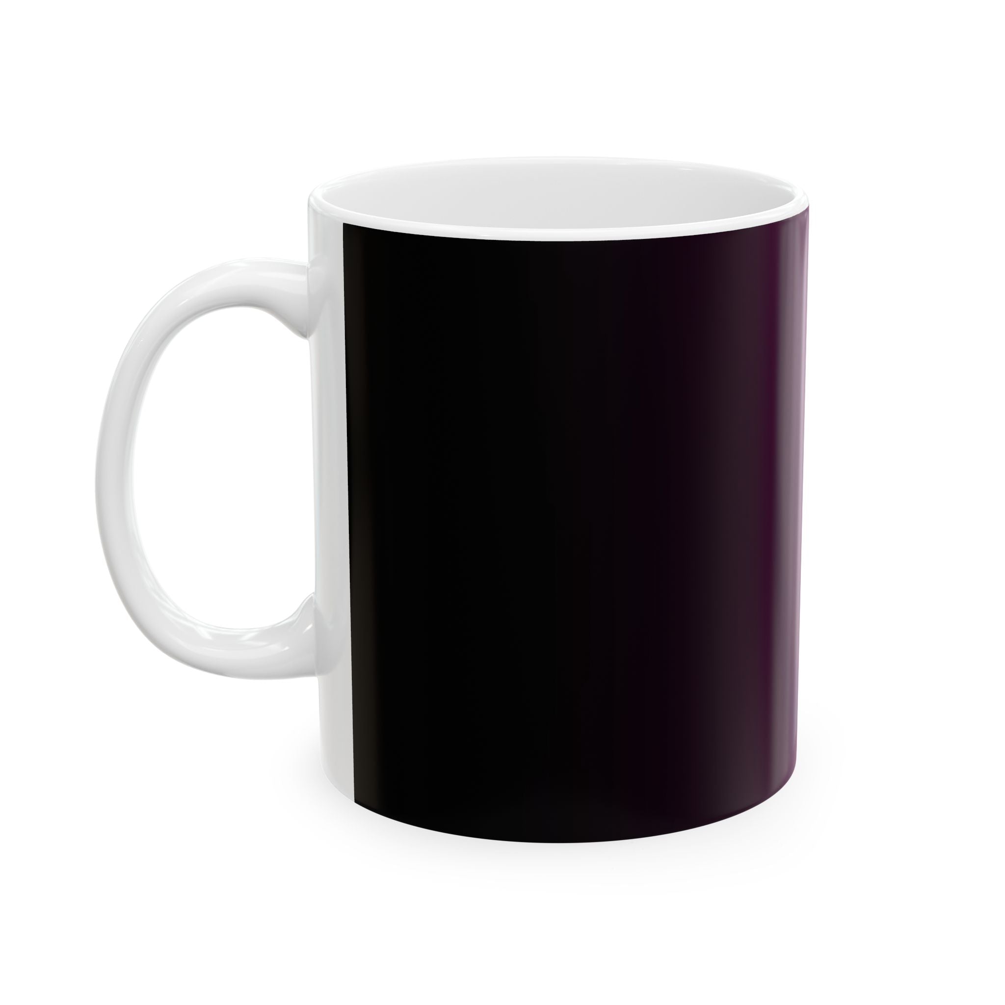 Magenta Gradient Ceramic Mug (11oz & 15oz) — Bold Ombre Coffee Cup