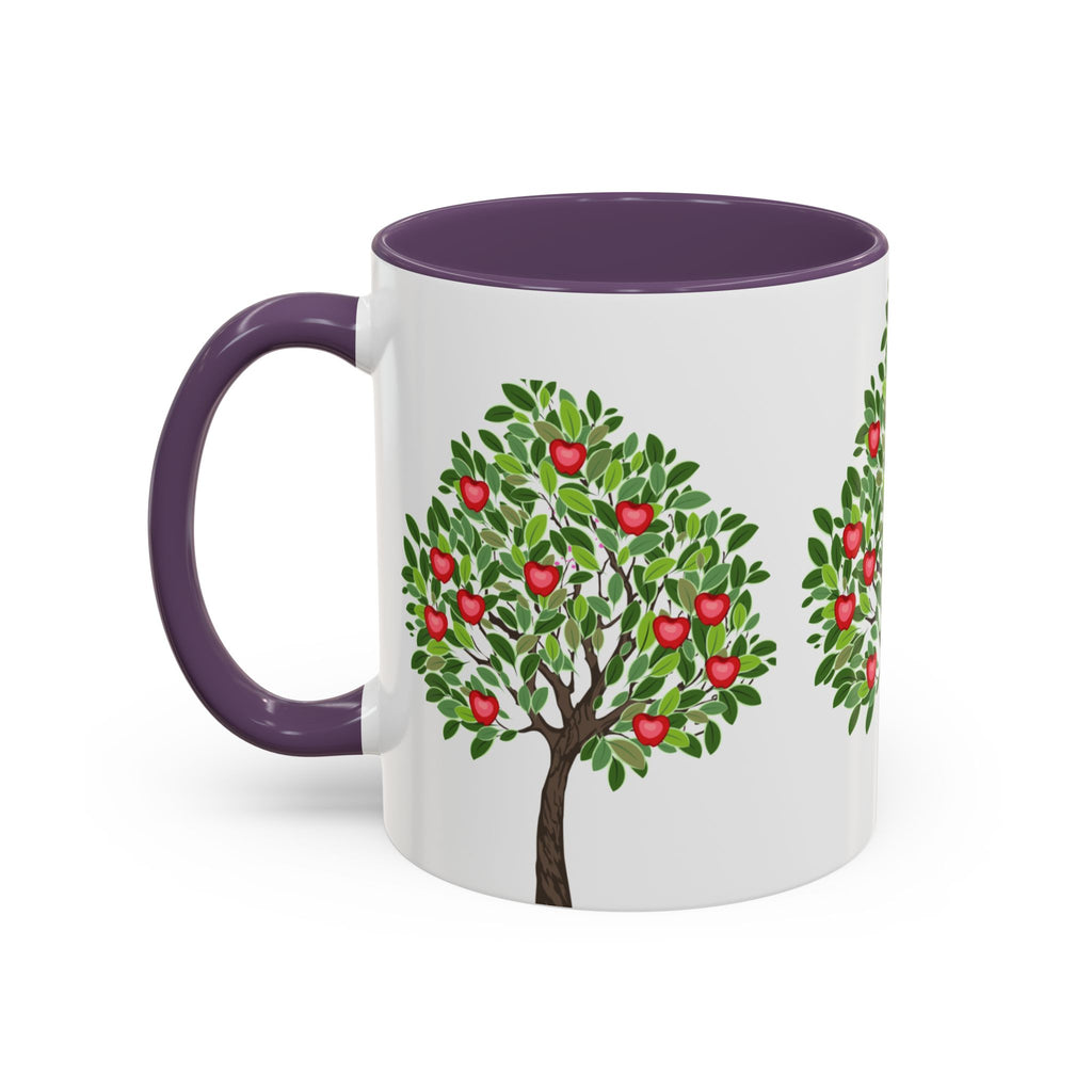 Apple Tree Coffee Mug — Accent Ceramic Mug (11/15oz)
