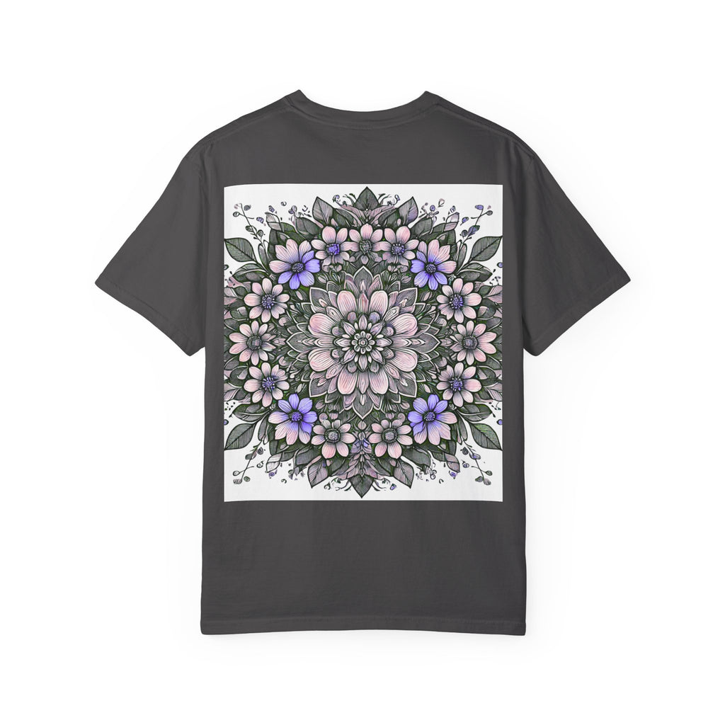 Floral Mandala T-Shirt — Pastel Garden Blossom Tee