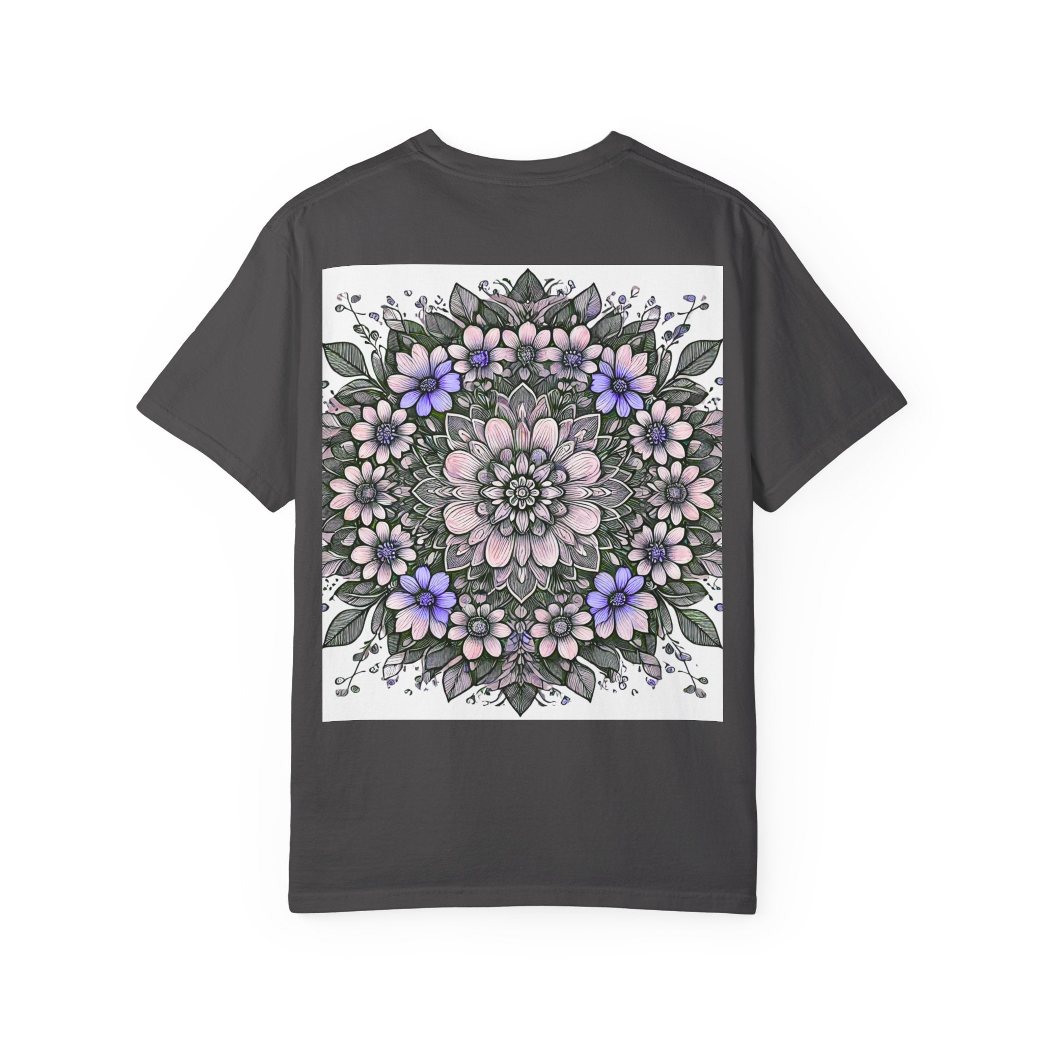 Floral Mandala T-Shirt — Pastel Garden Blossom Tee