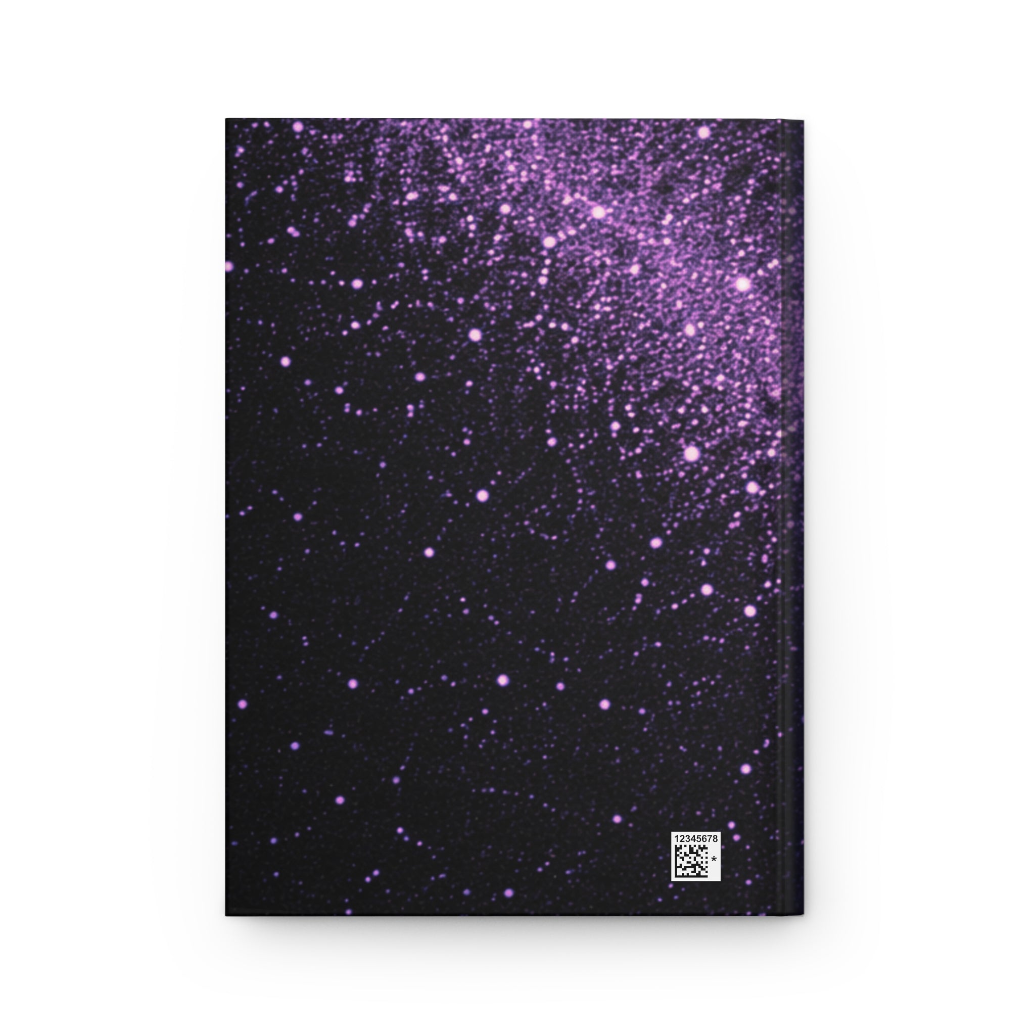 Purple Galaxy Hardcover Journal — "Creative Vibe Publishing" Composition Book