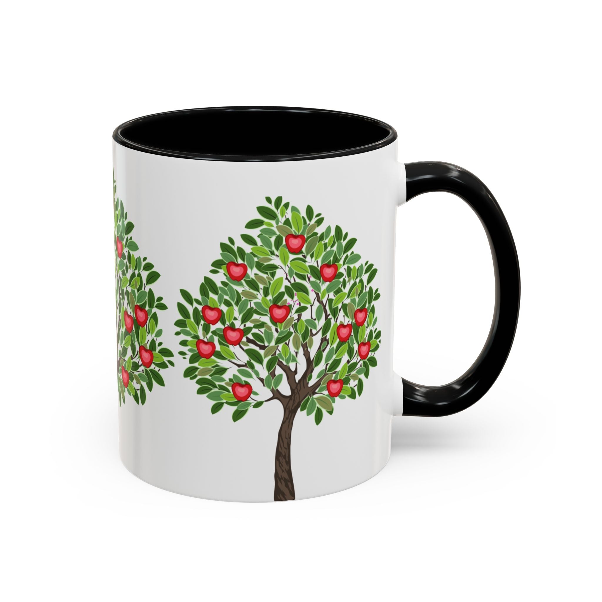 Apple Tree Coffee Mug — Accent Ceramic Mug (11/15oz)