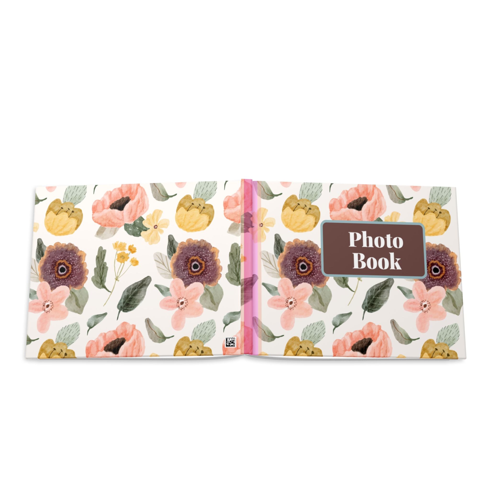 Floral Keepsake Hardcover Photo Book — Personalized Memory Album