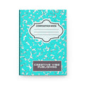 Teal Composition Hardcover Journal — 'Composition Book' Labeled Notebook for School, Notes & Creative Writing