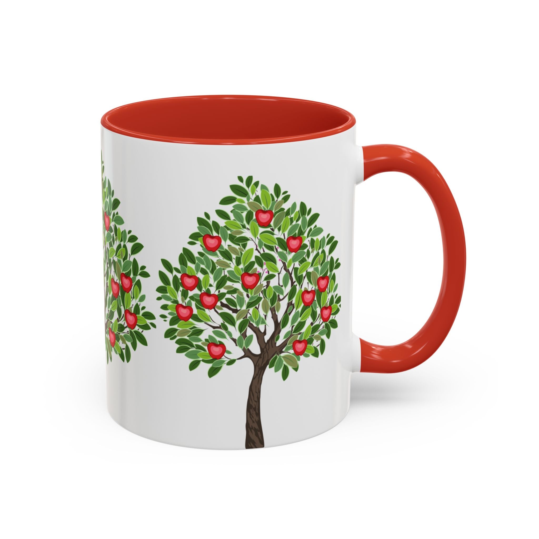 Apple Tree Coffee Mug — Accent Ceramic Mug (11/15oz)