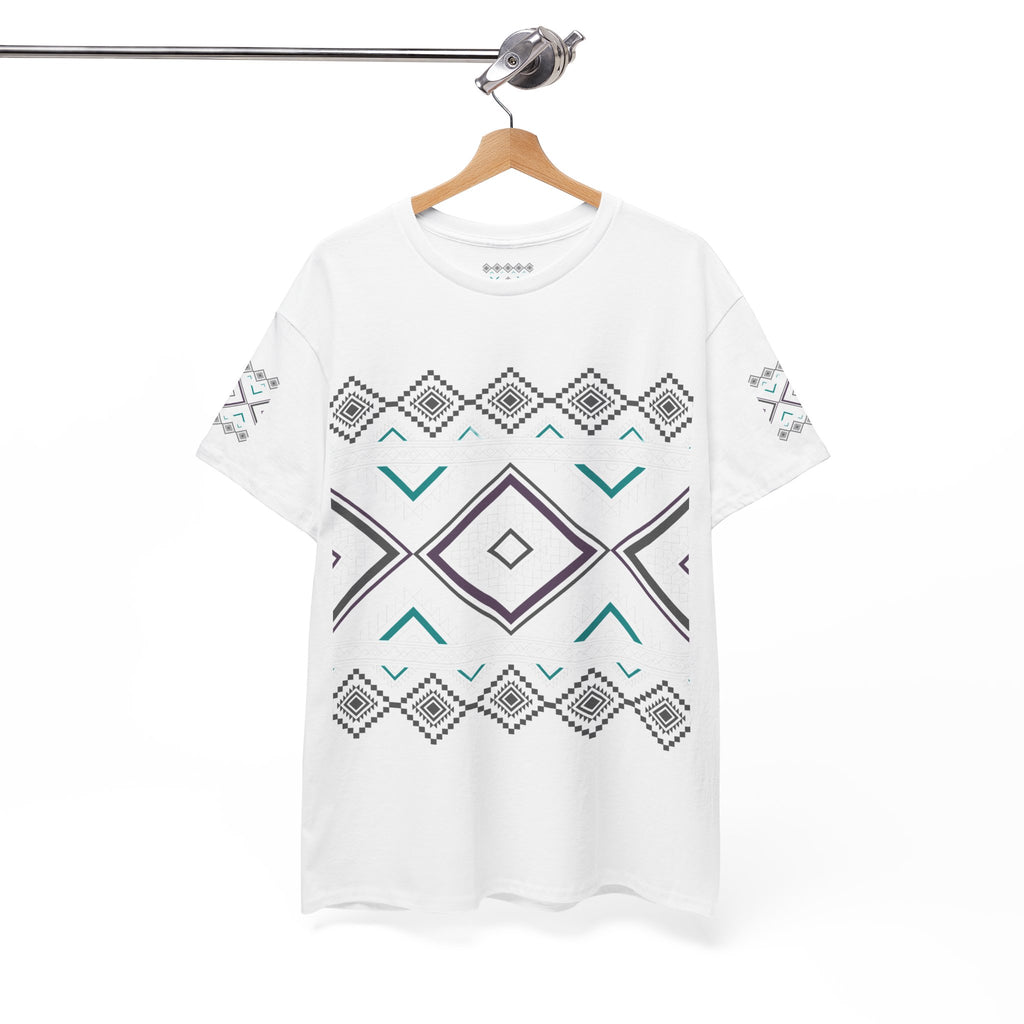 Geometric Aztec Tee — Tribal Diamond Pattern T-Shirt