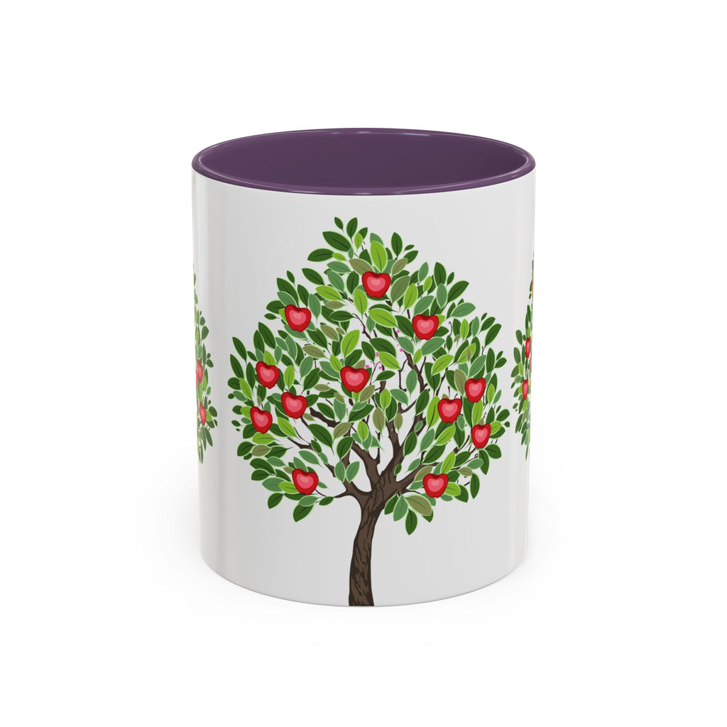 Apple Tree Coffee Mug — Accent Ceramic Mug (11/15oz)