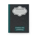 Hardcover Journal — Classic Composition Book Style with Teal Spine (“Creative vibe publishing”)