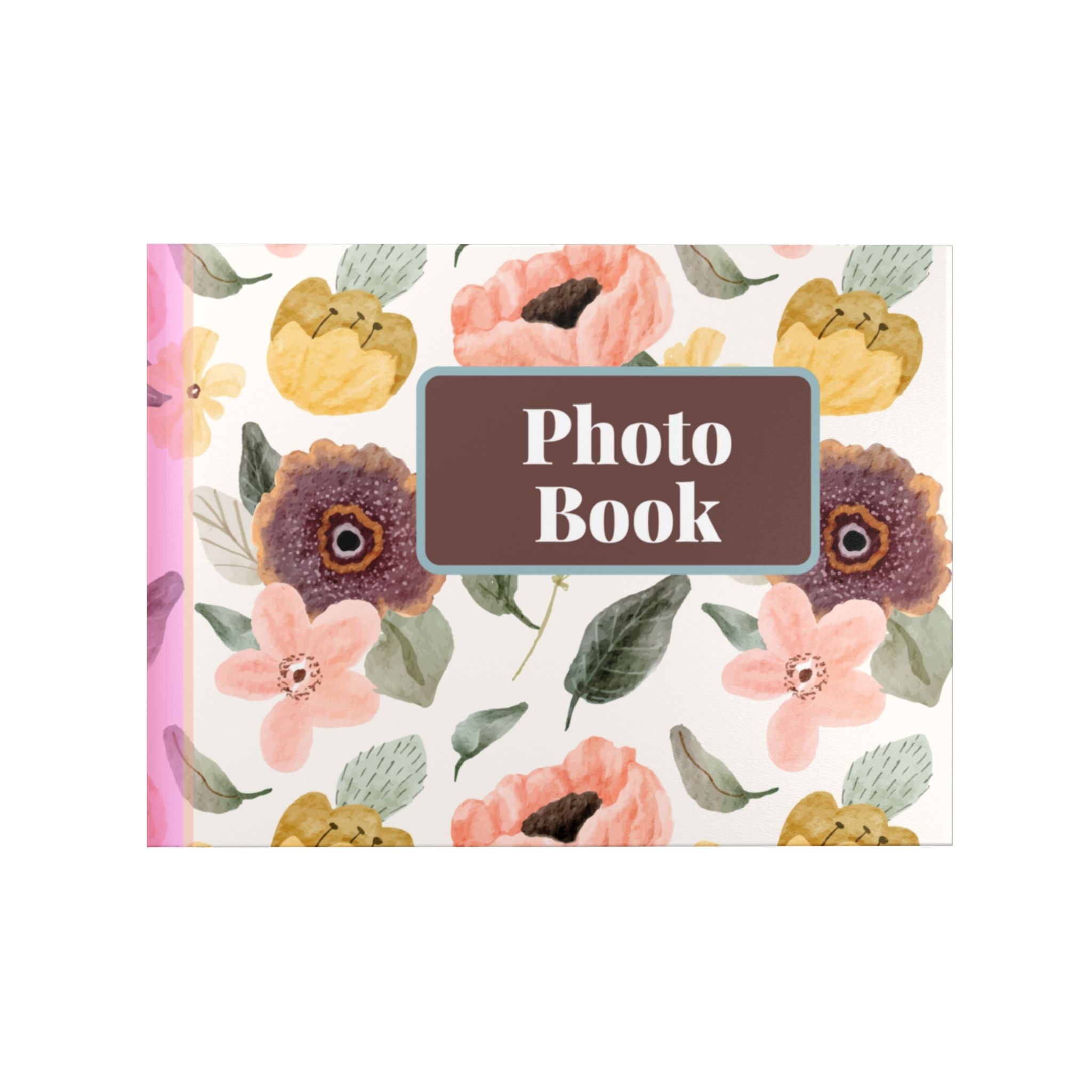 Floral Keepsake Hardcover Photo Book — Personalized Memory Album
