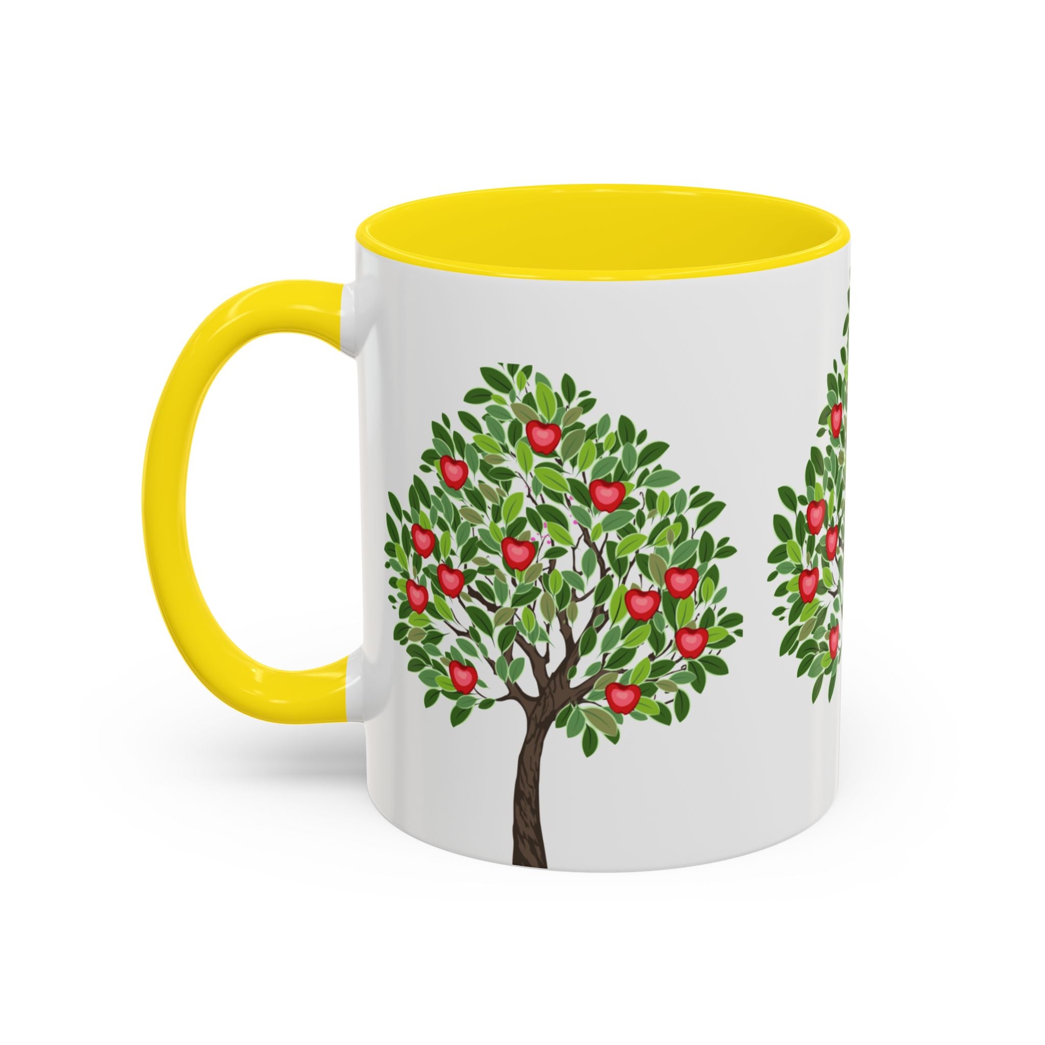 Apple Tree Coffee Mug — Accent Ceramic Mug (11/15oz)
