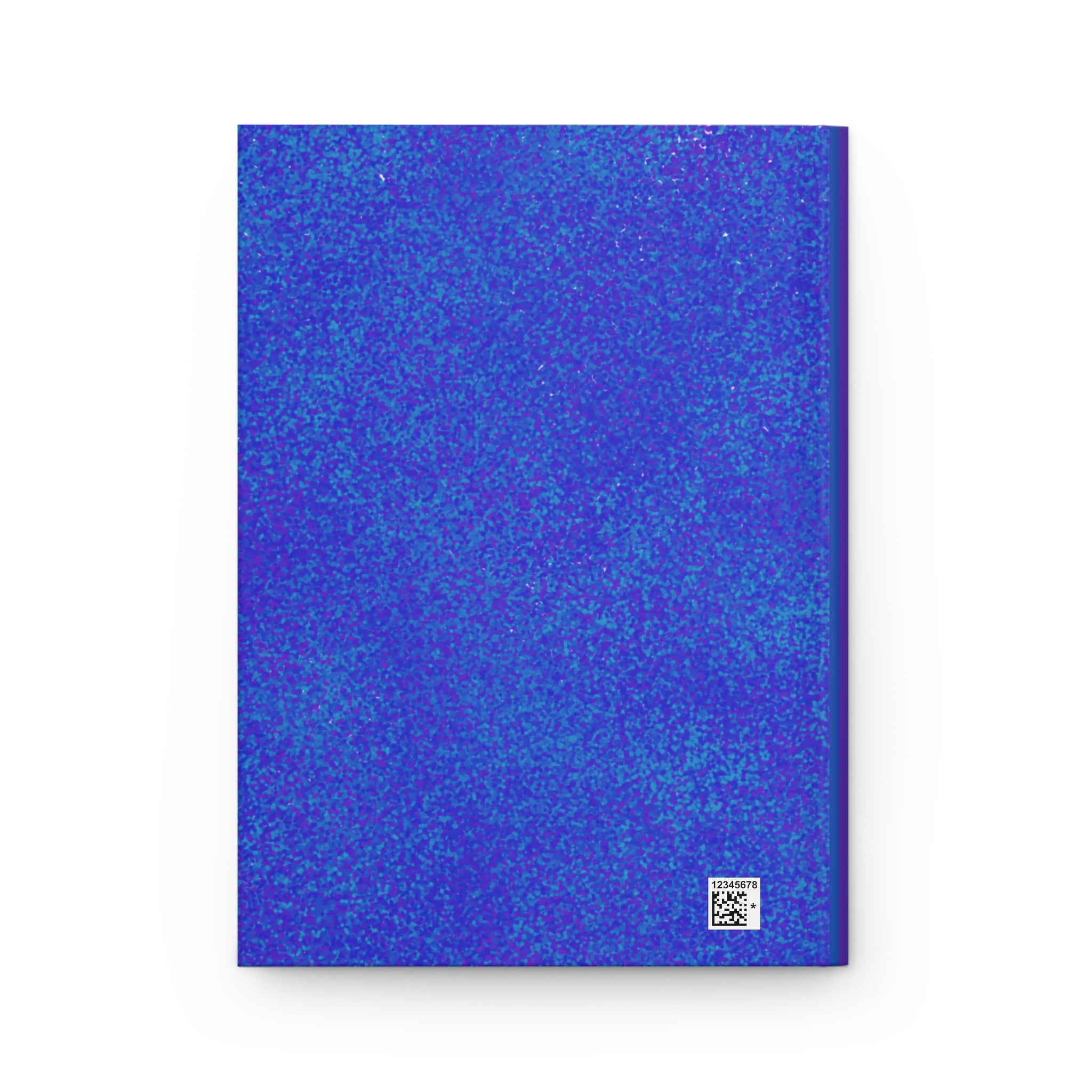 Composition Book Hardcover Journal — Blue Speckled Notebook with "Creative Vibe Publishing"