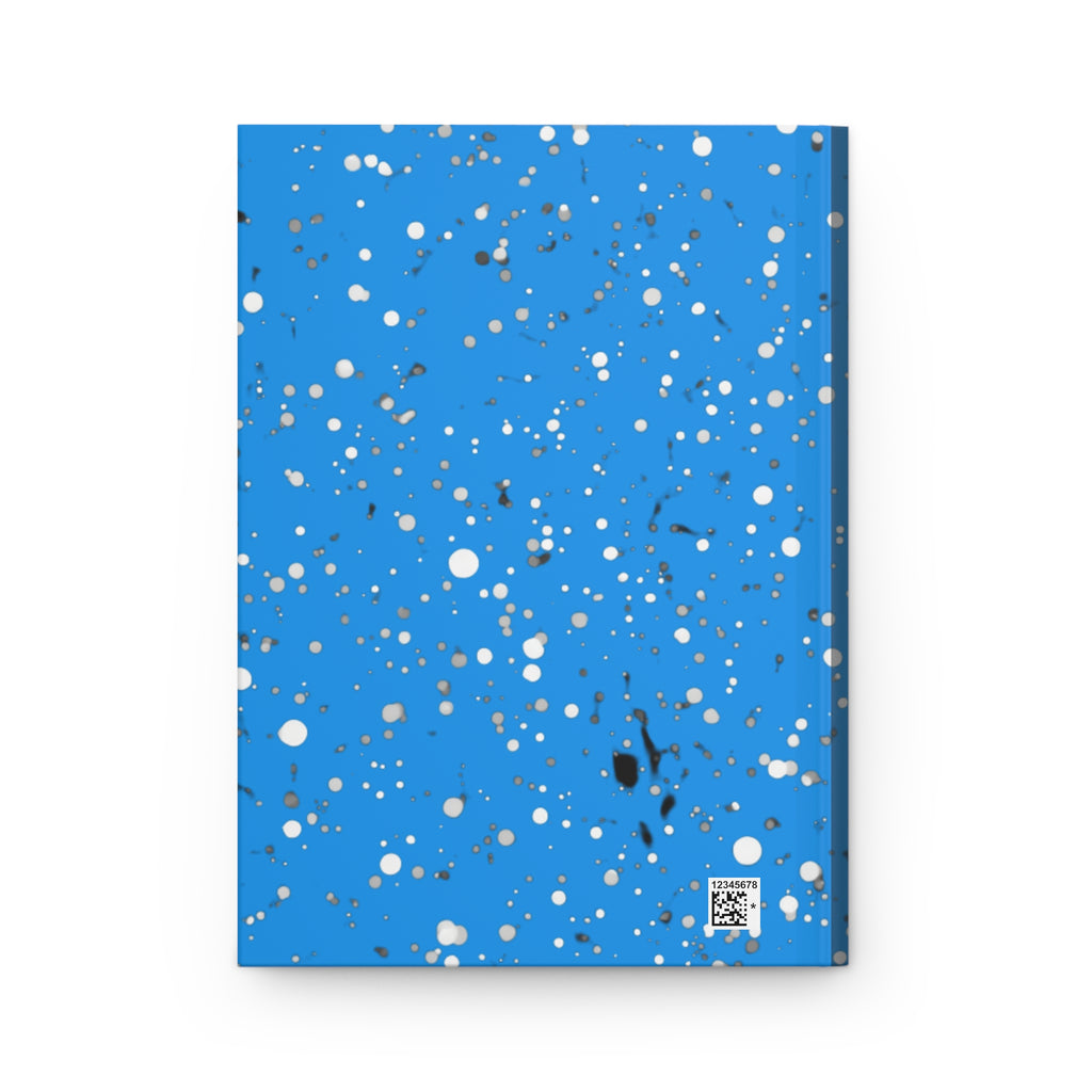 Composition Book Hardcover Journal — Blue Splatter Creative Vibe Publishing