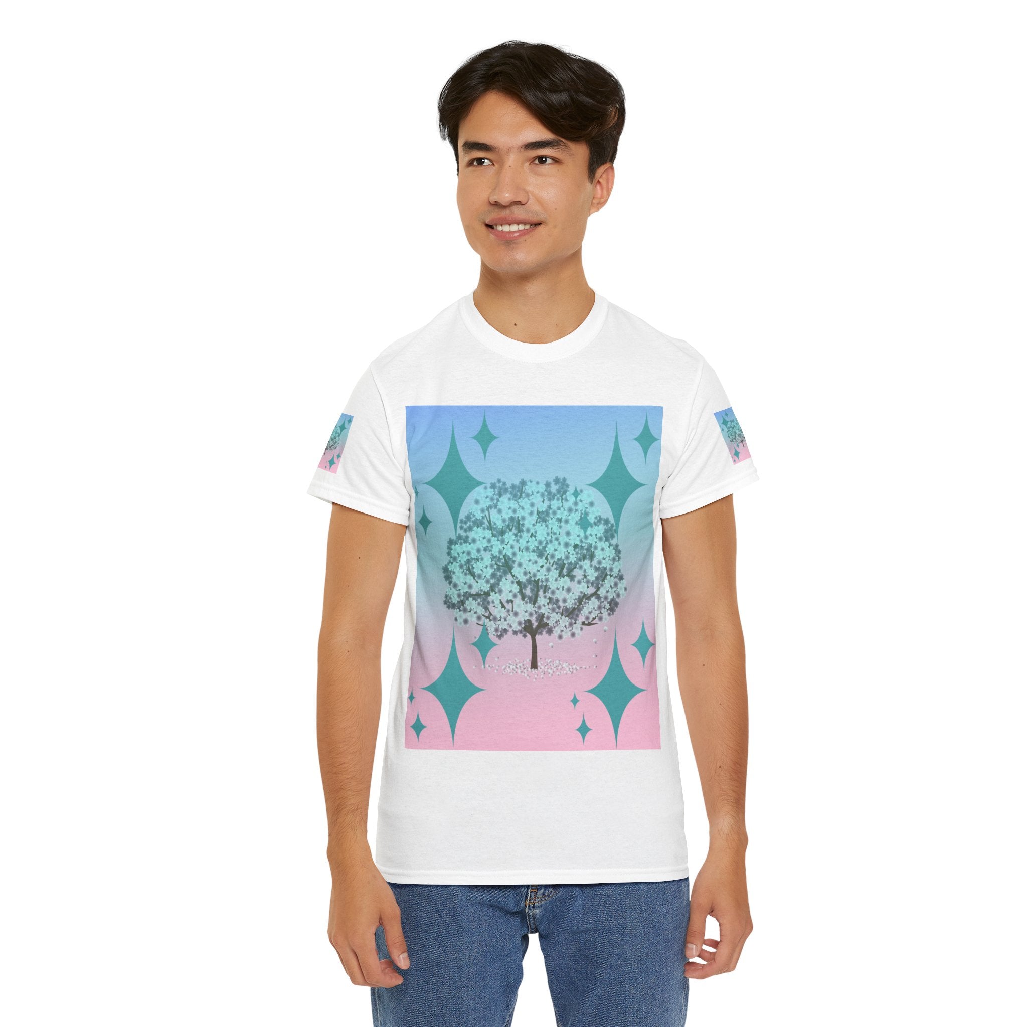 Pastel Dream Tree T-Shirt — Aesthetic Sparkle Graphic Tee