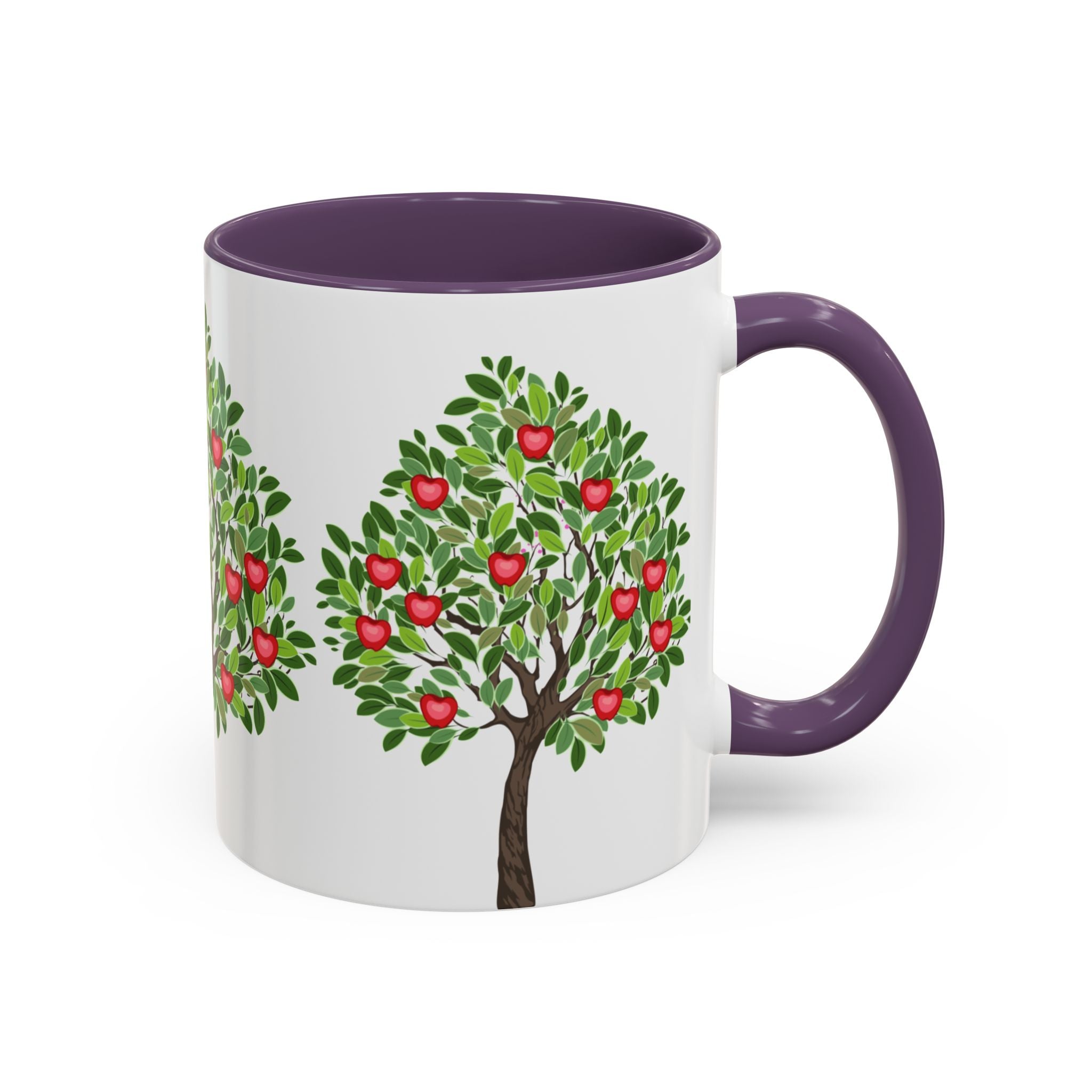 Apple Tree Coffee Mug — Accent Ceramic Mug (11/15oz)