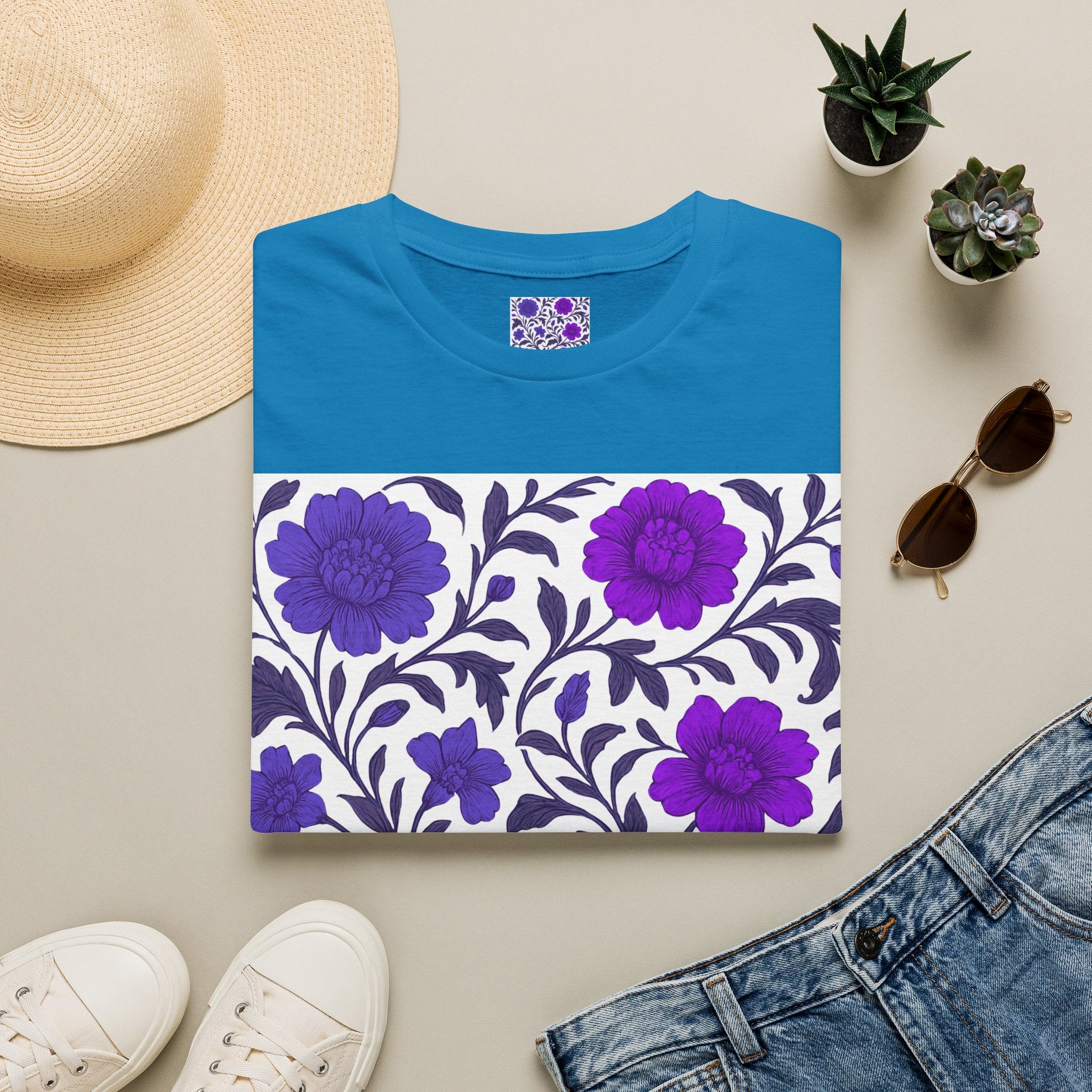 Floral Purple Bloom T-Shirt