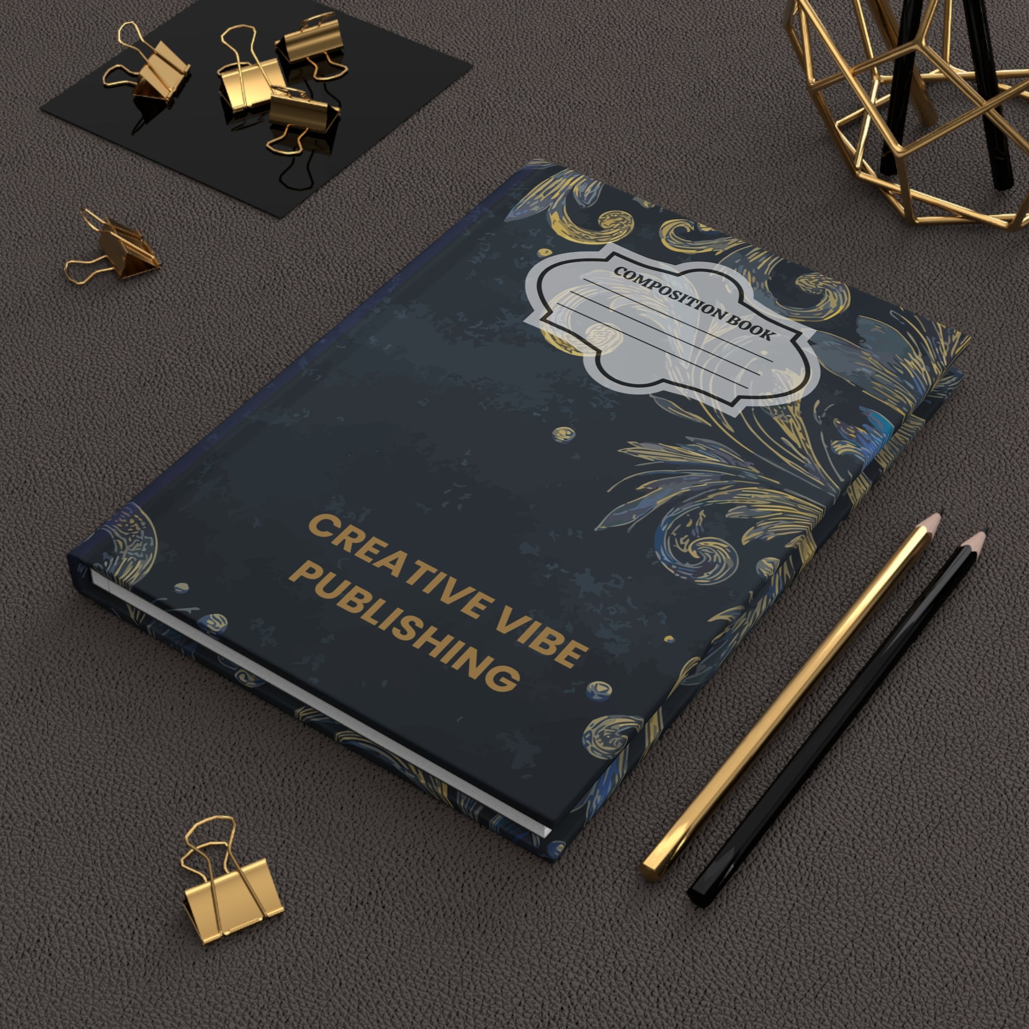 Hardcover Journal – Floral Composition Notebook (Matte)