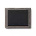 Bi-Fold Wallet — Slim Flip ID Window Leather Wallet