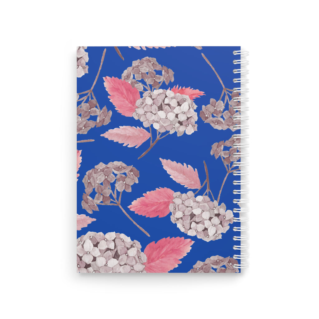 Floral Spiral Notebook — "Learn, Repeat, Master" Study Journal