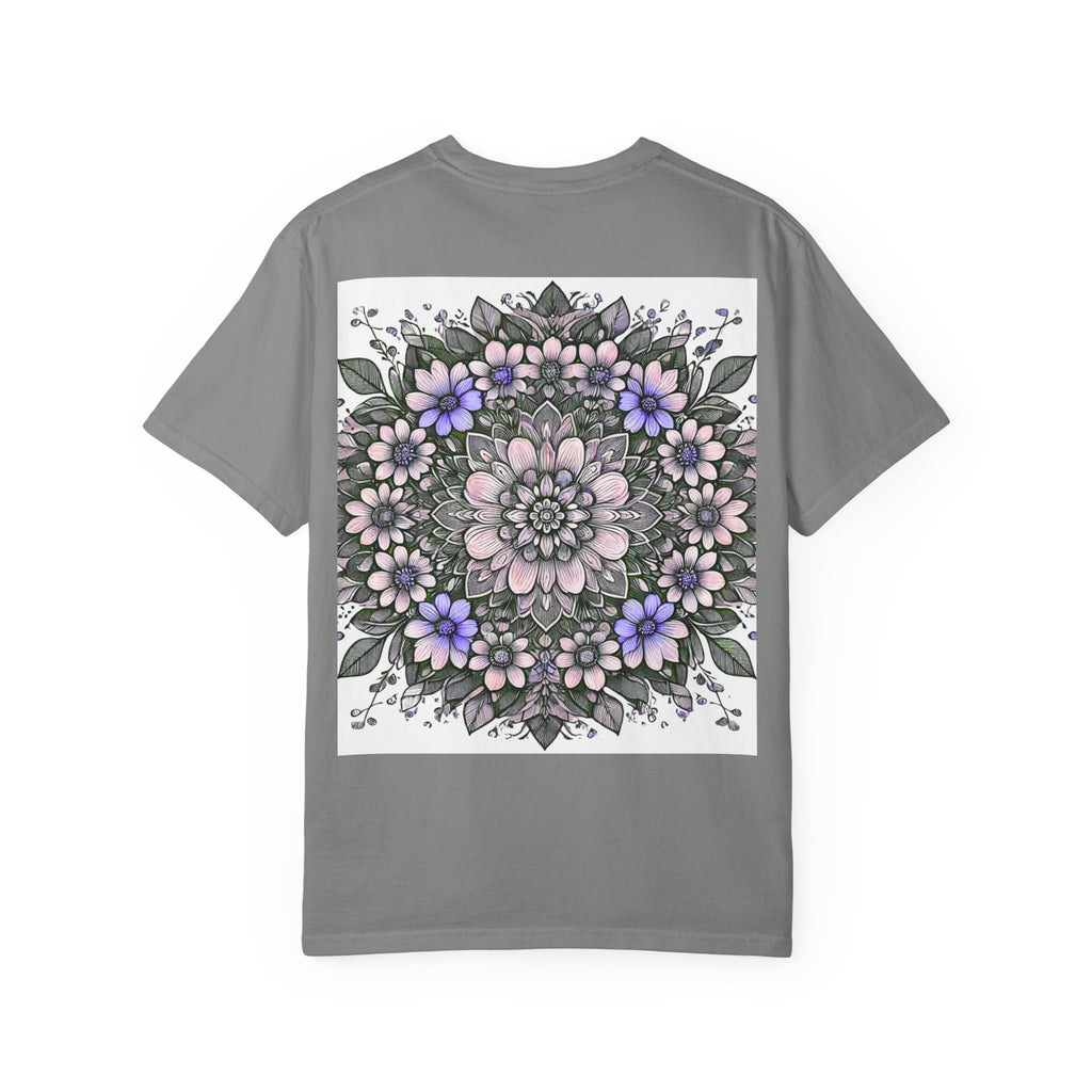 Floral Mandala T-Shirt — Pastel Garden Blossom Tee