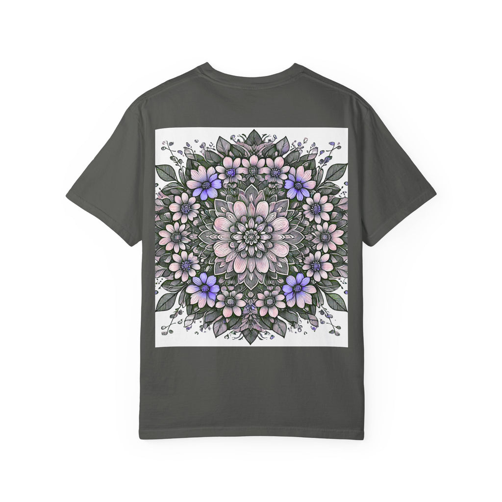Floral Mandala T-Shirt — Pastel Garden Blossom Tee