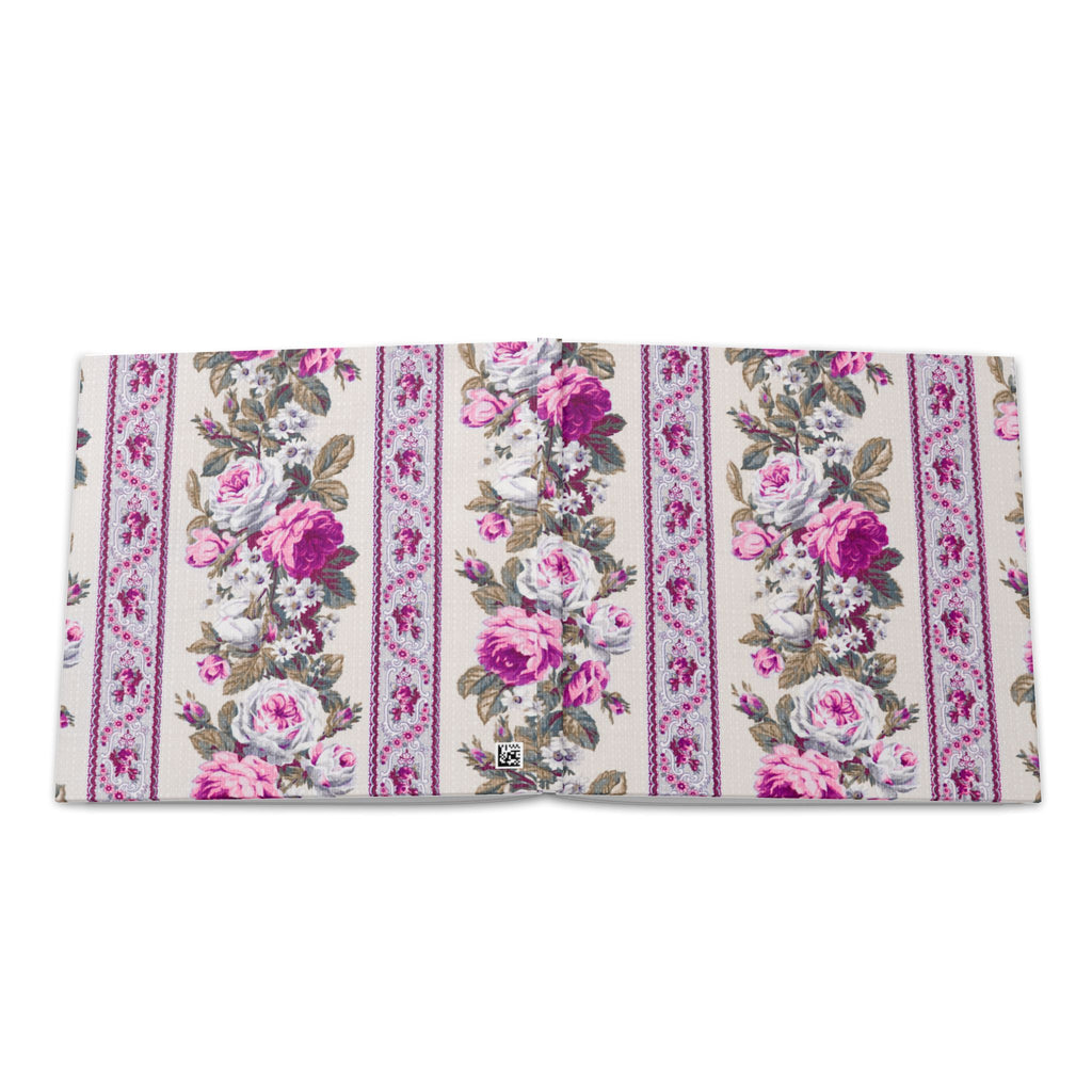 Hardcover Photo Book — Vintage Floral Rose Pattern Keepsake