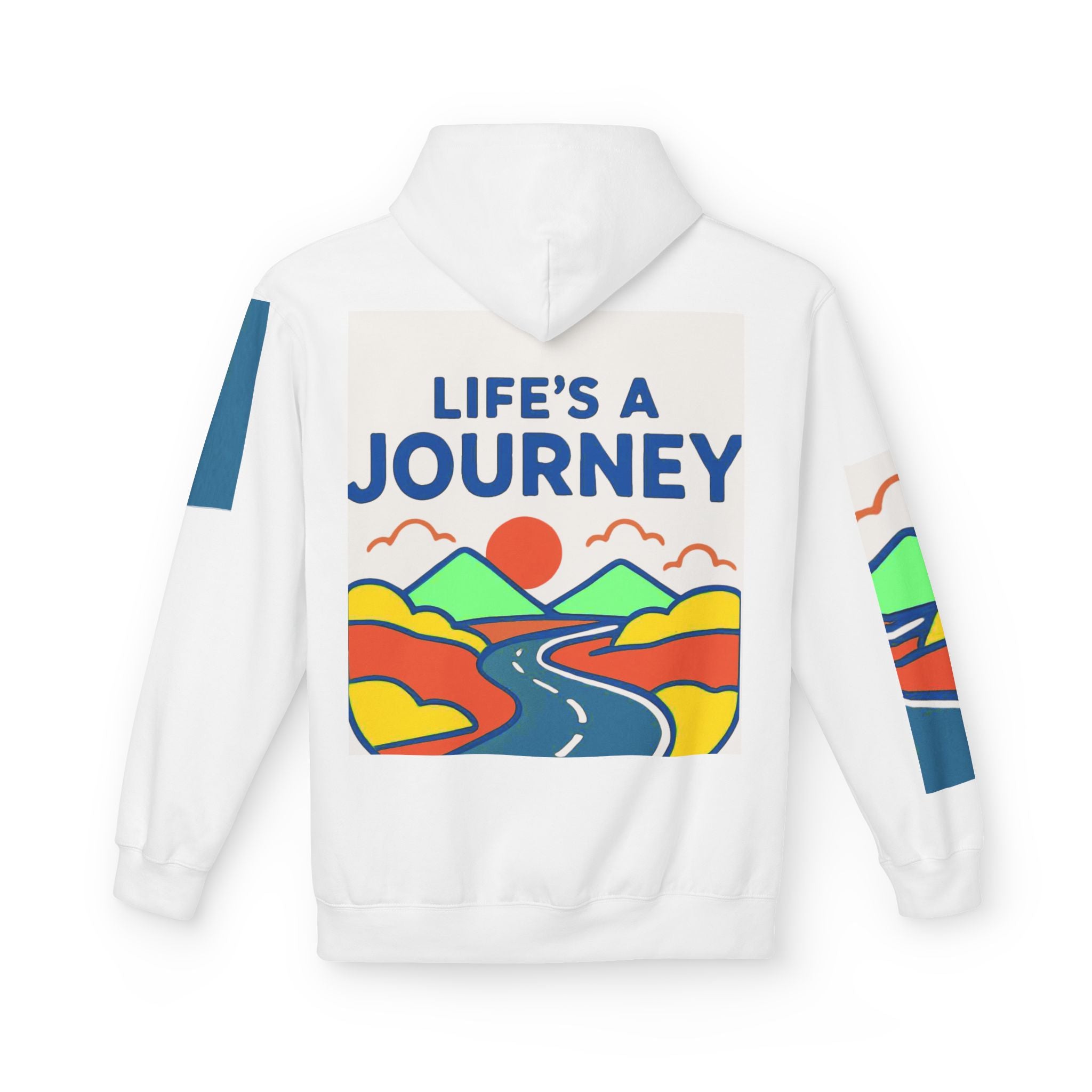 Life's a Journey Hoodie — Inspirational Road Trip Graphic Pullover