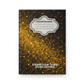 Gold Sparkle Hardcover Journal — Composition Notebook for Notes & Creativity