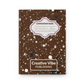 Composition Notebook Hardcover Journal — Brown Speckled 'Creative Vibe Publishing'