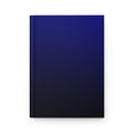 Midnight Gradient Hardcover Journal — Matte Blue to Black Notebook