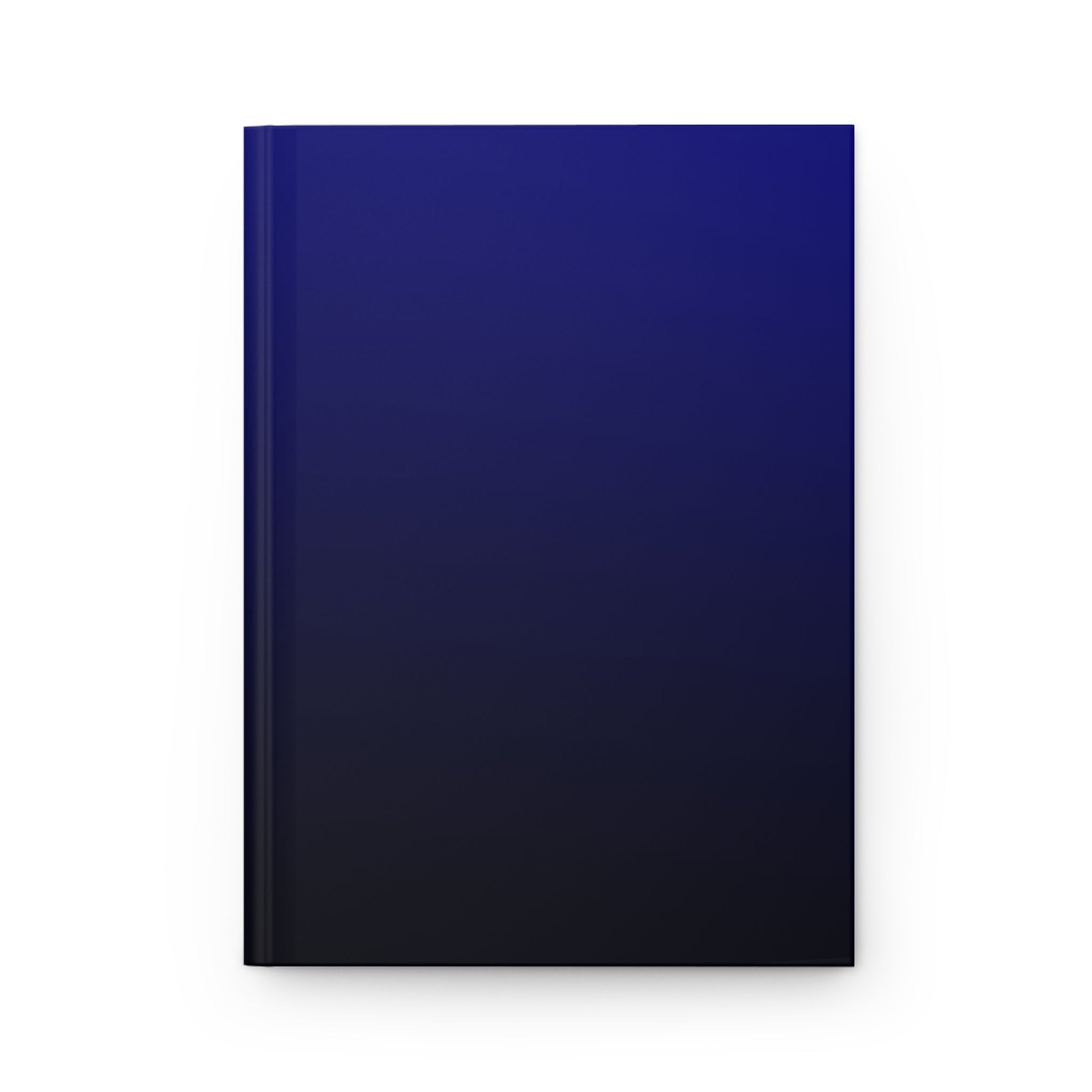Midnight Gradient Hardcover Journal — Matte Blue to Black Notebook