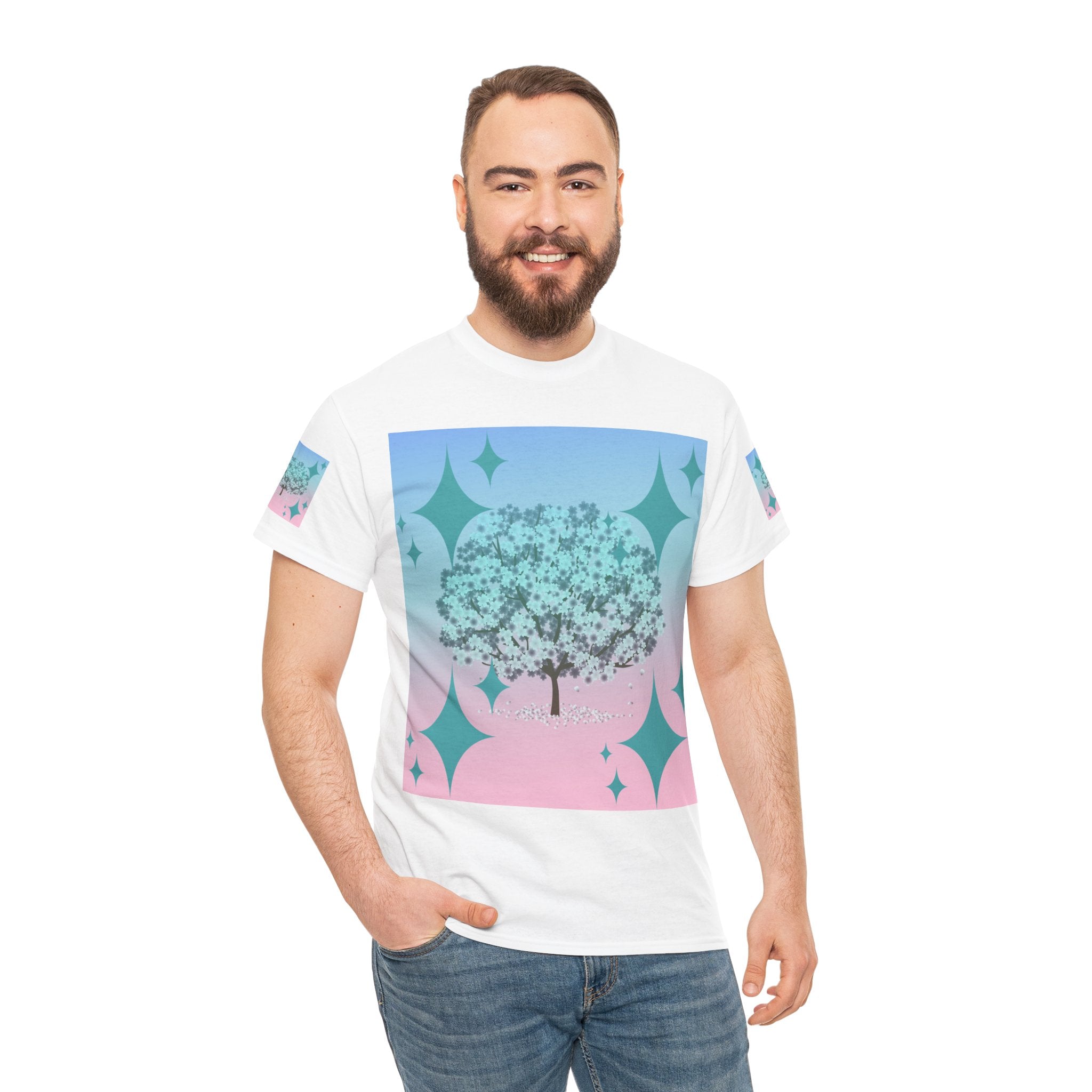 Pastel Dream Tree T-Shirt — Aesthetic Sparkle Graphic Tee