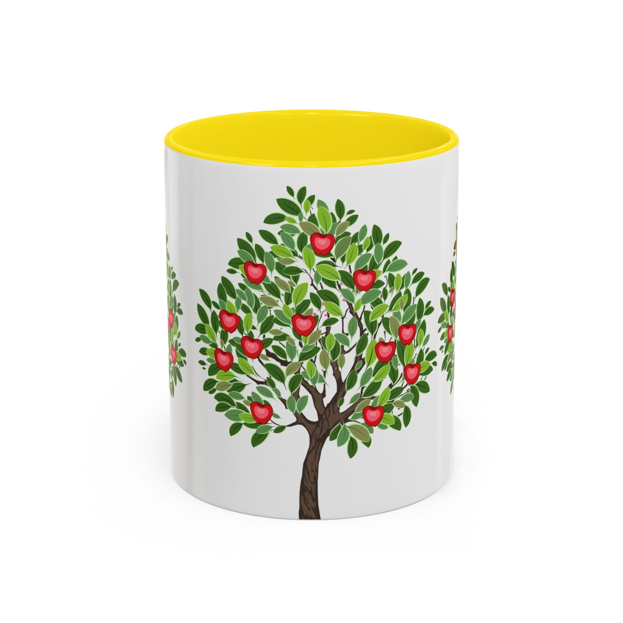 Apple Tree Coffee Mug — Accent Ceramic Mug (11/15oz)