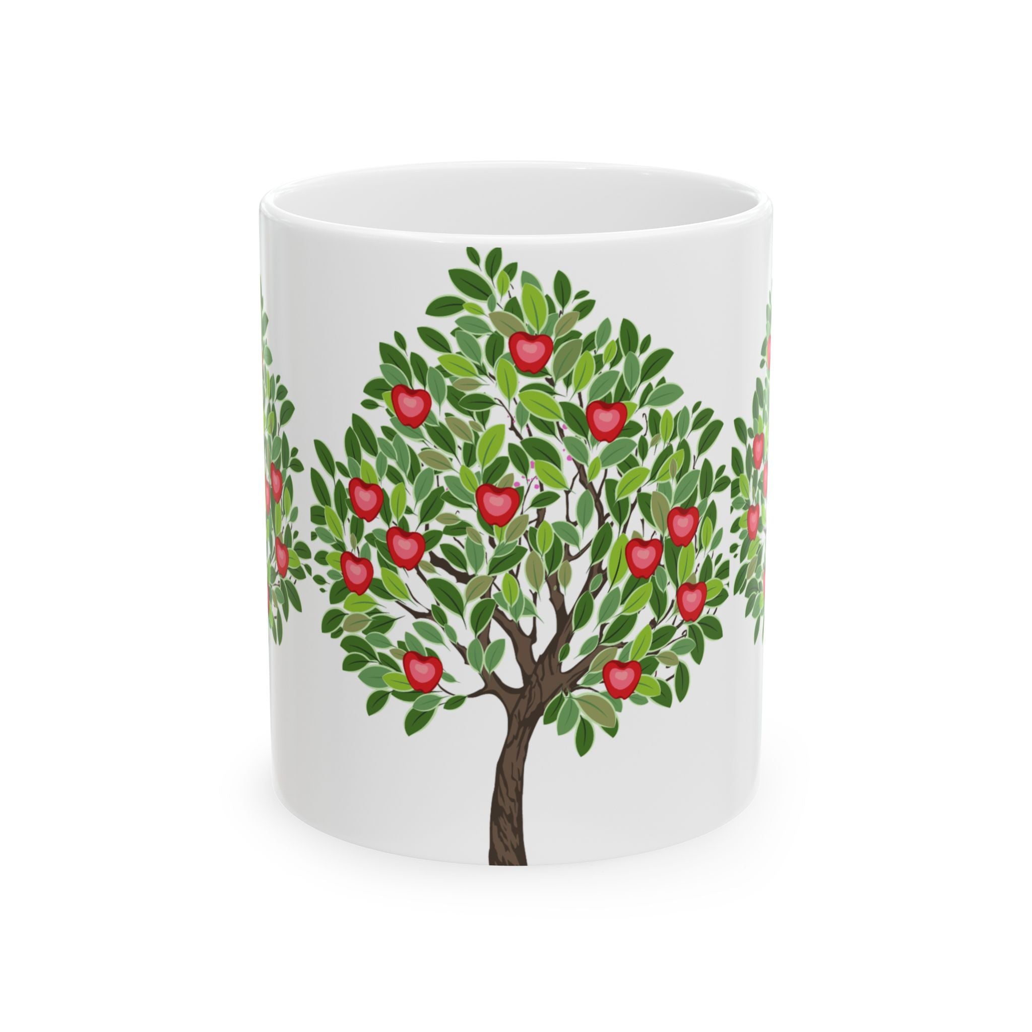 Apple Tree Ceramic Mug — Fruit Tree Coffee Cup (11oz & 15oz)
