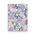 Floral Meadow Hardcover Journal — Pastel Ditsy Flower Notebook