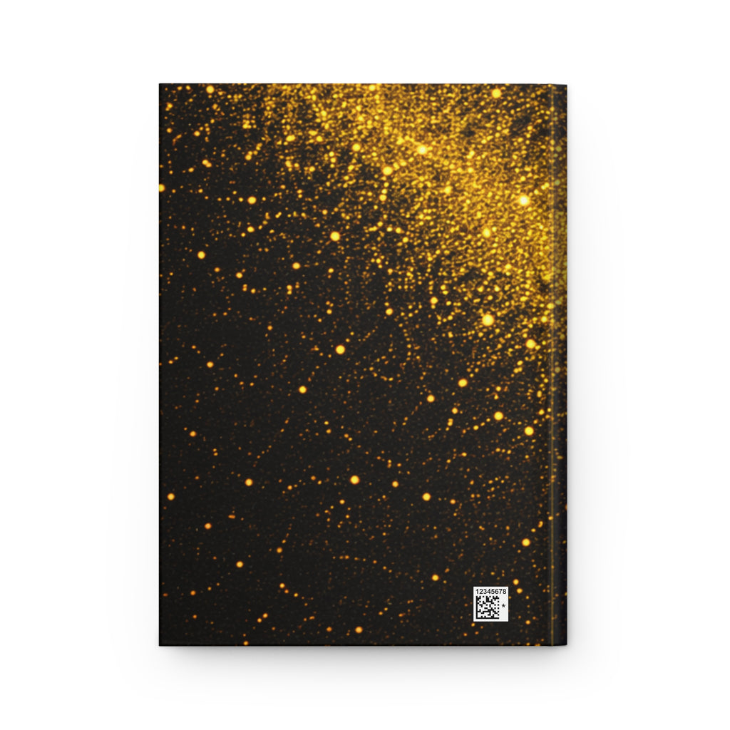 Gold Sparkle Hardcover Journal — Composition Notebook for Notes & Creativity