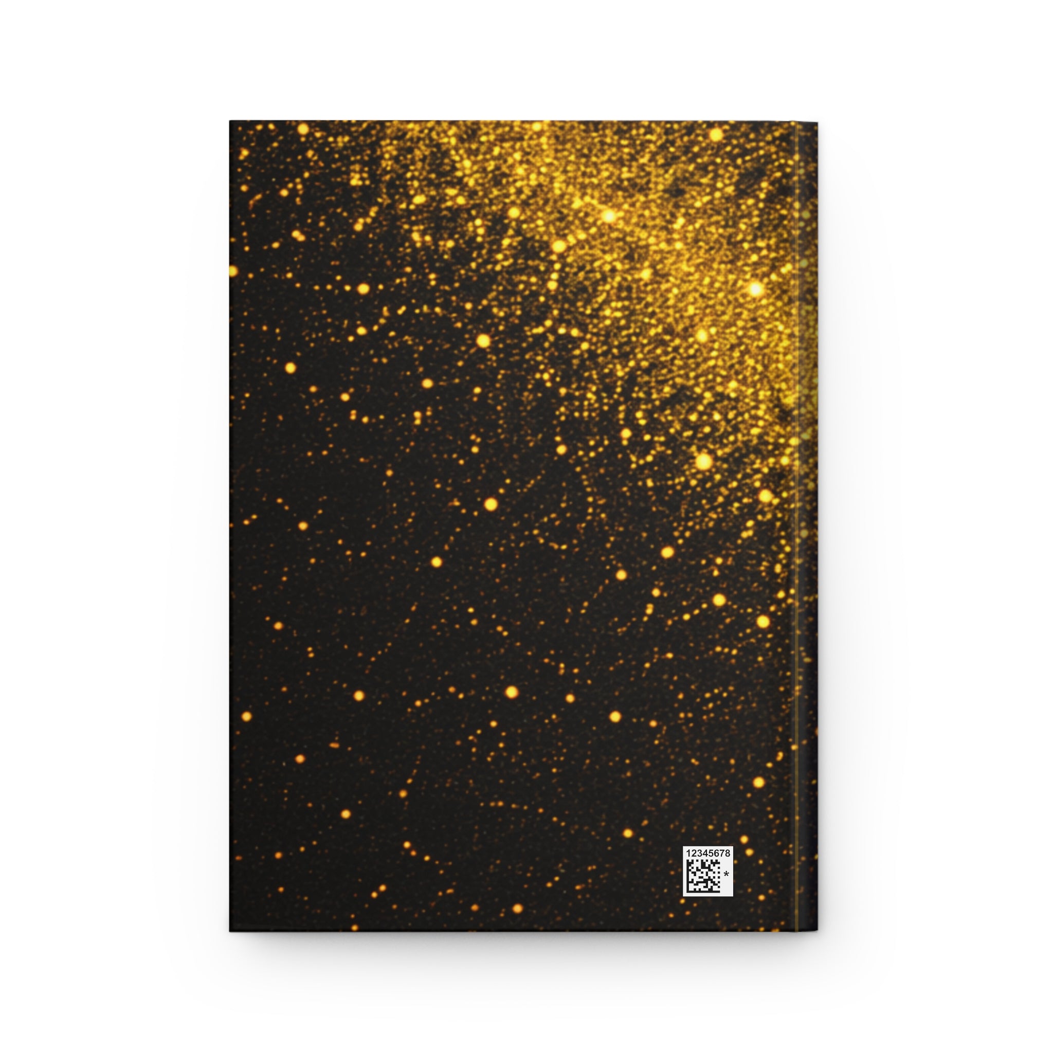 Gold Sparkle Hardcover Journal — Composition Notebook for Notes & Creativity