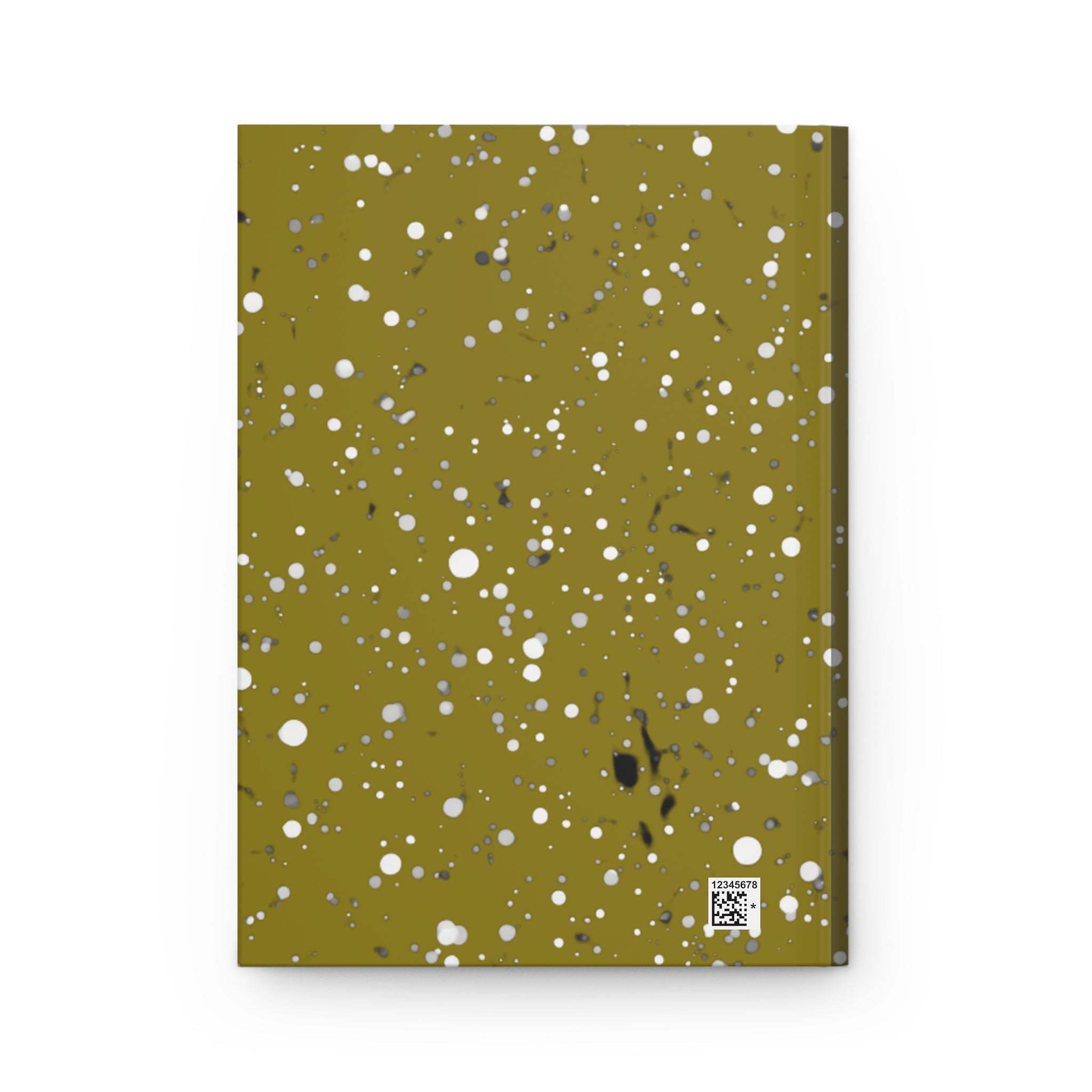 Composition Notebook Journal — Olive Splatter Hardcover (Creative Vibe)