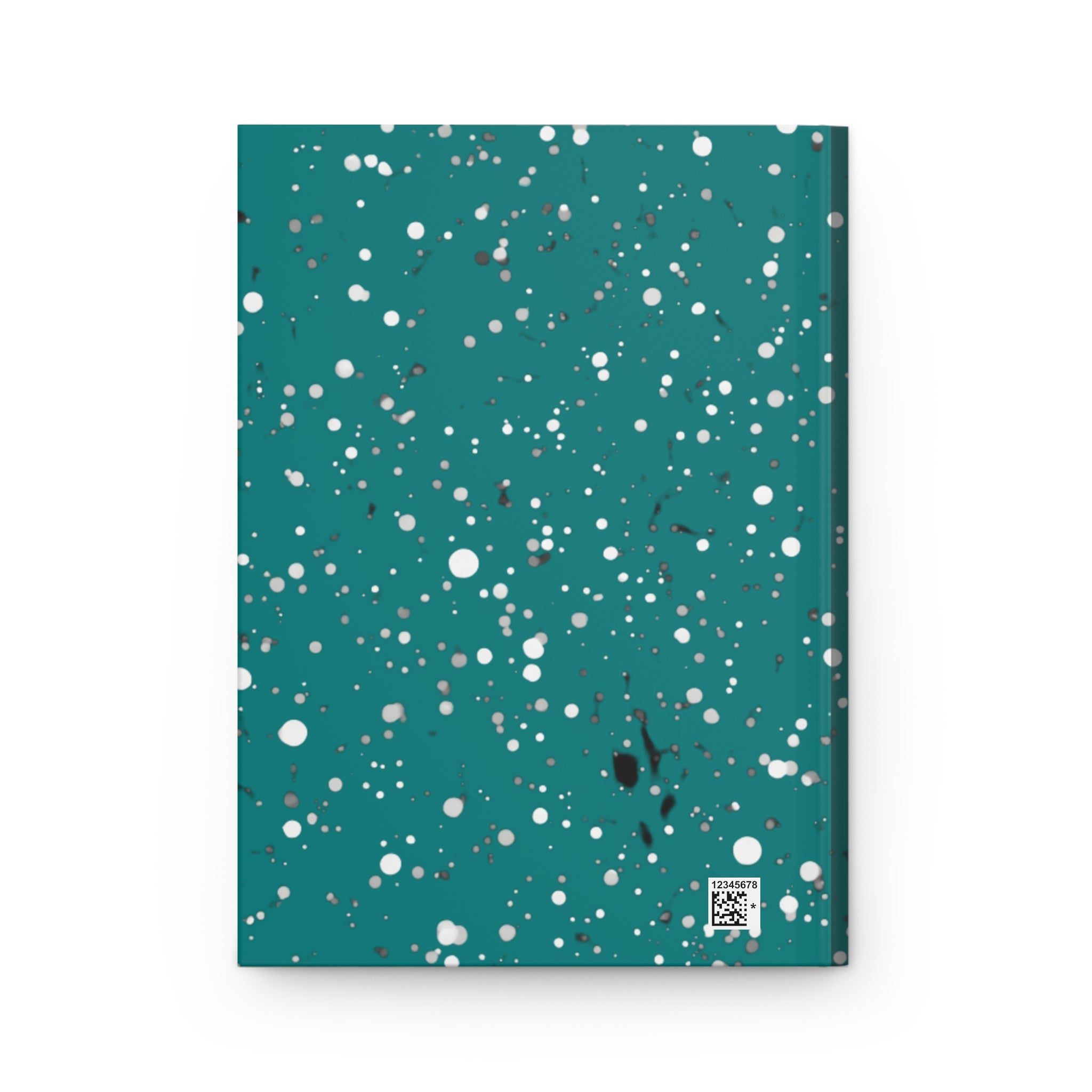 Hardcover Journal — Teal Splatter Composition Book with “Creative Vibe Publishing”