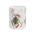 Floral Pastel Mug — Boho Botanical Ceramic Coffee Cup (11oz/15oz)